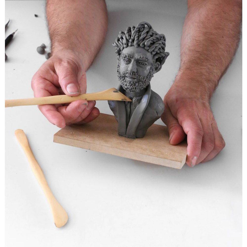 Plastiline Plastiline, Block 750g, Härtegrad 1 (sehr weich) - Dunkelgrau 7740T