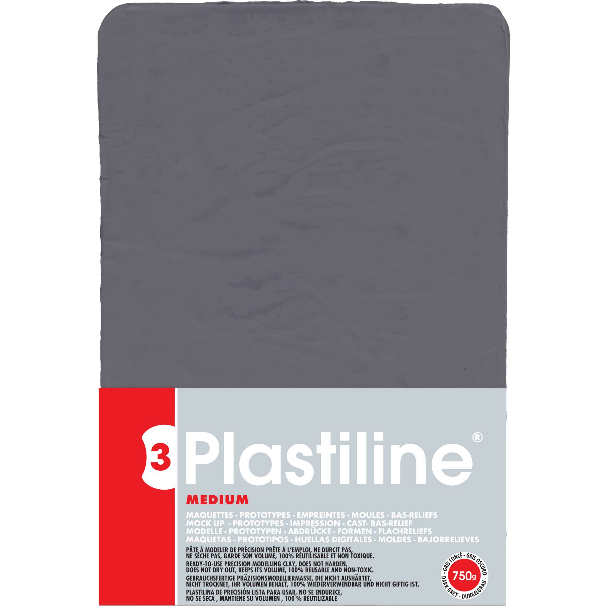 Plastiline Plastiline, Block 750g, Härtegrad 3 (medium) 7755T