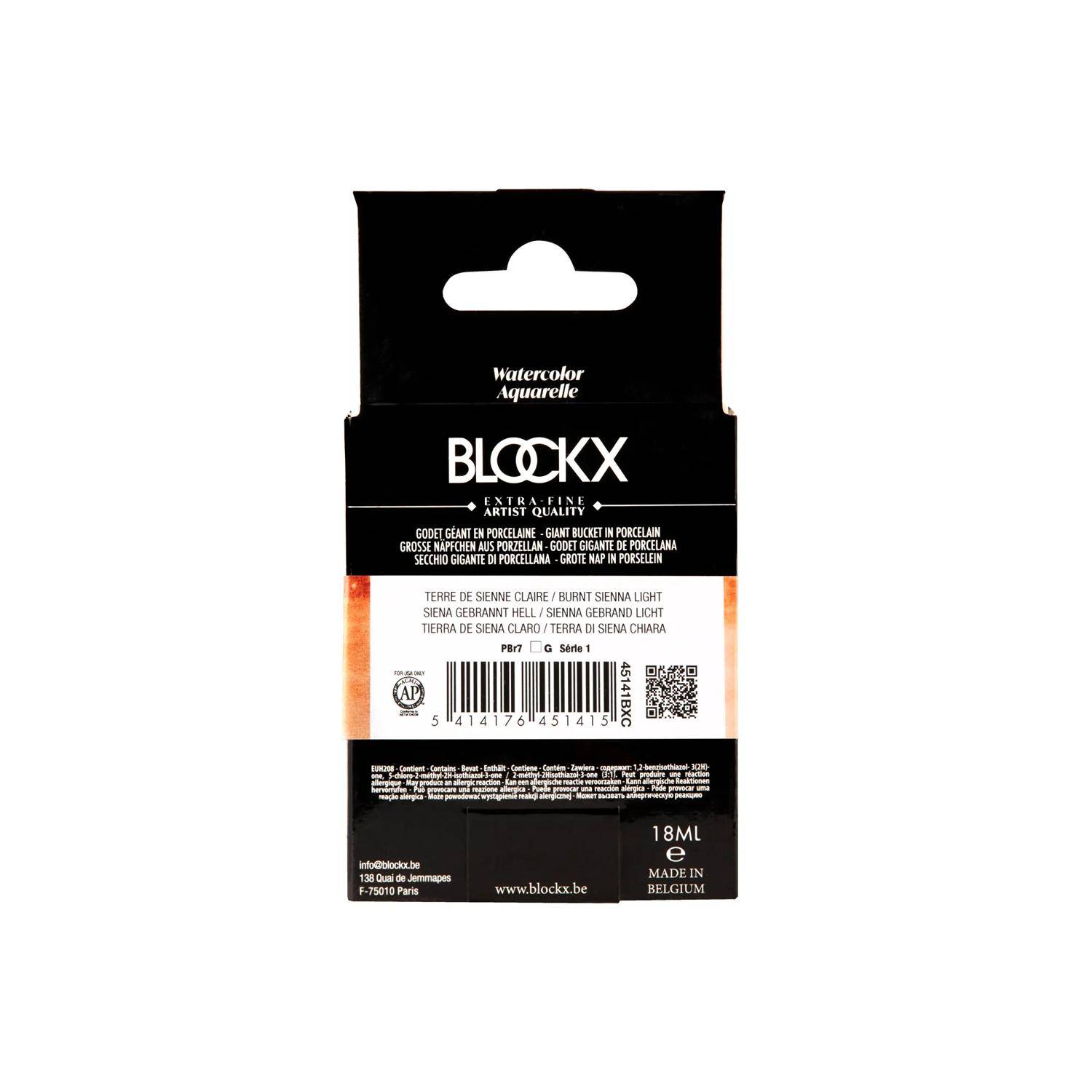 Blockx Aquarellfarbe, Siena hell - Riesennpf - Hellsiena 45141BXC