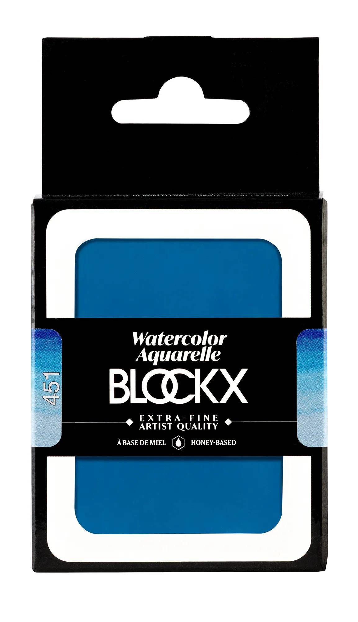 Blockx Aquarellfarbe, Colinblau - Großer Napf 18ml - Cœruleum blau 45451BXC