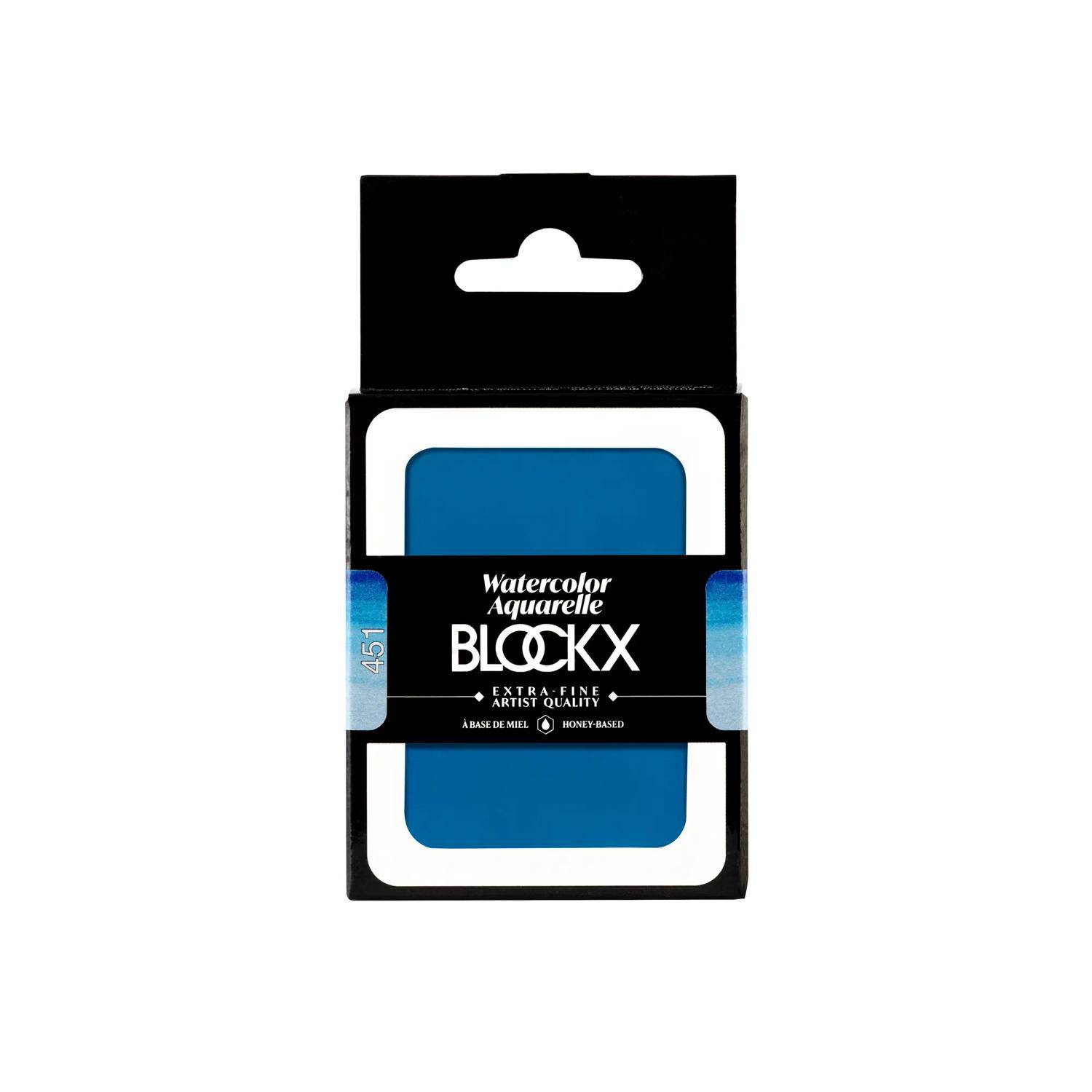 Blockx Aquarellfarbe, Colinblau - Großer Napf 18ml - Cœruleum blau 45451BXC