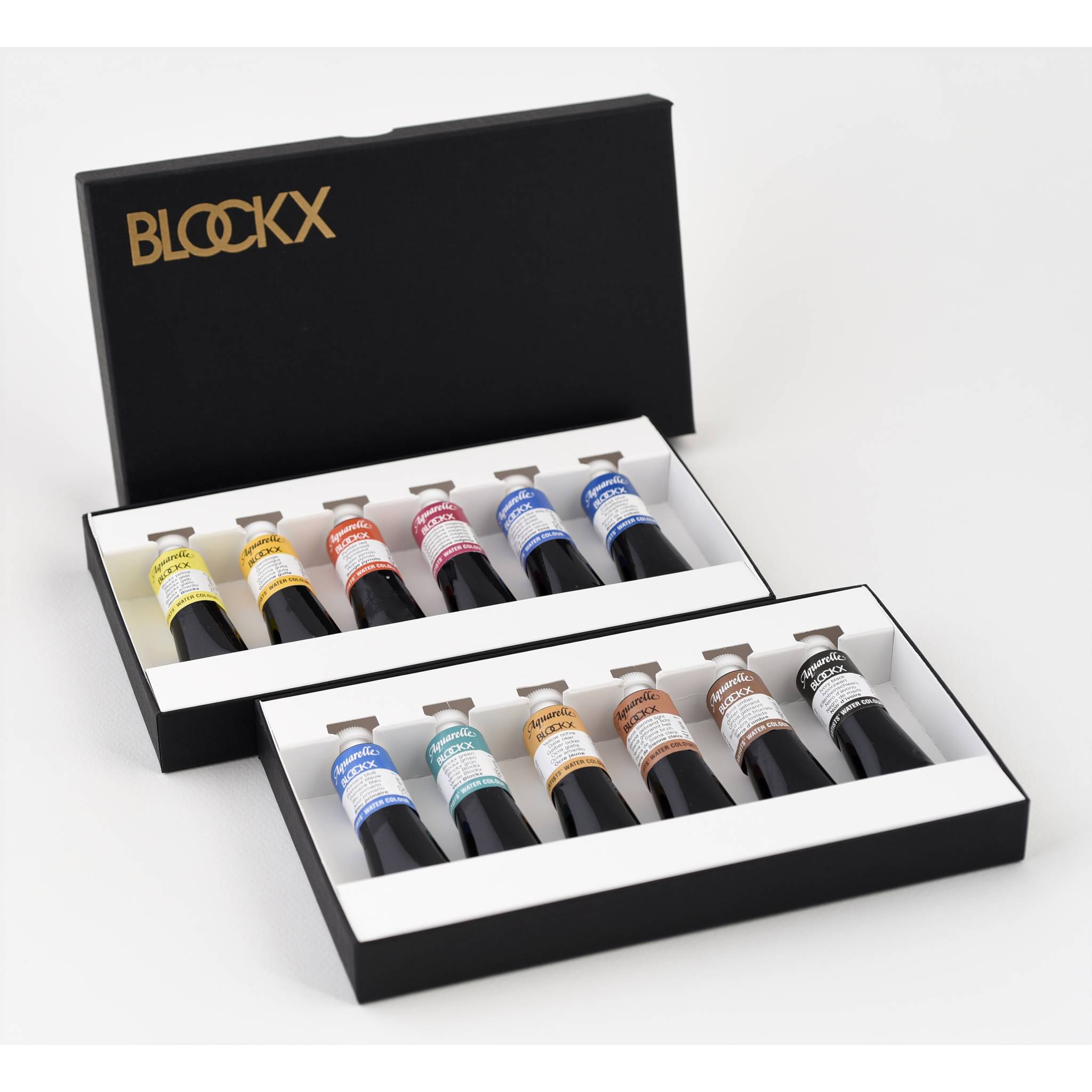 Blockx Aquarellfarbe, Set 12 x Tube 15ml 44912BXC
