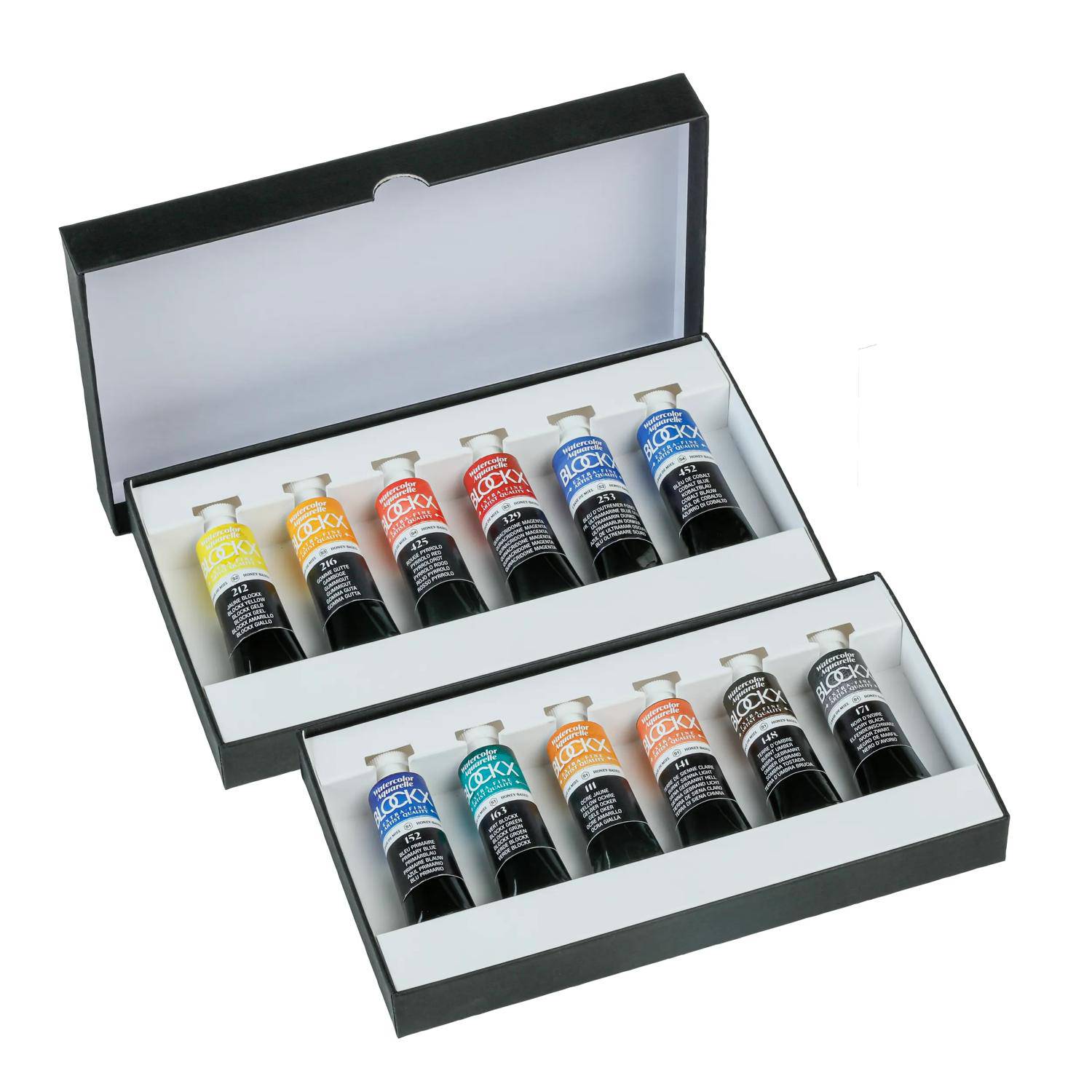 Blockx Aquarellfarbe, Set 12 x Tube 15ml 44912BXC