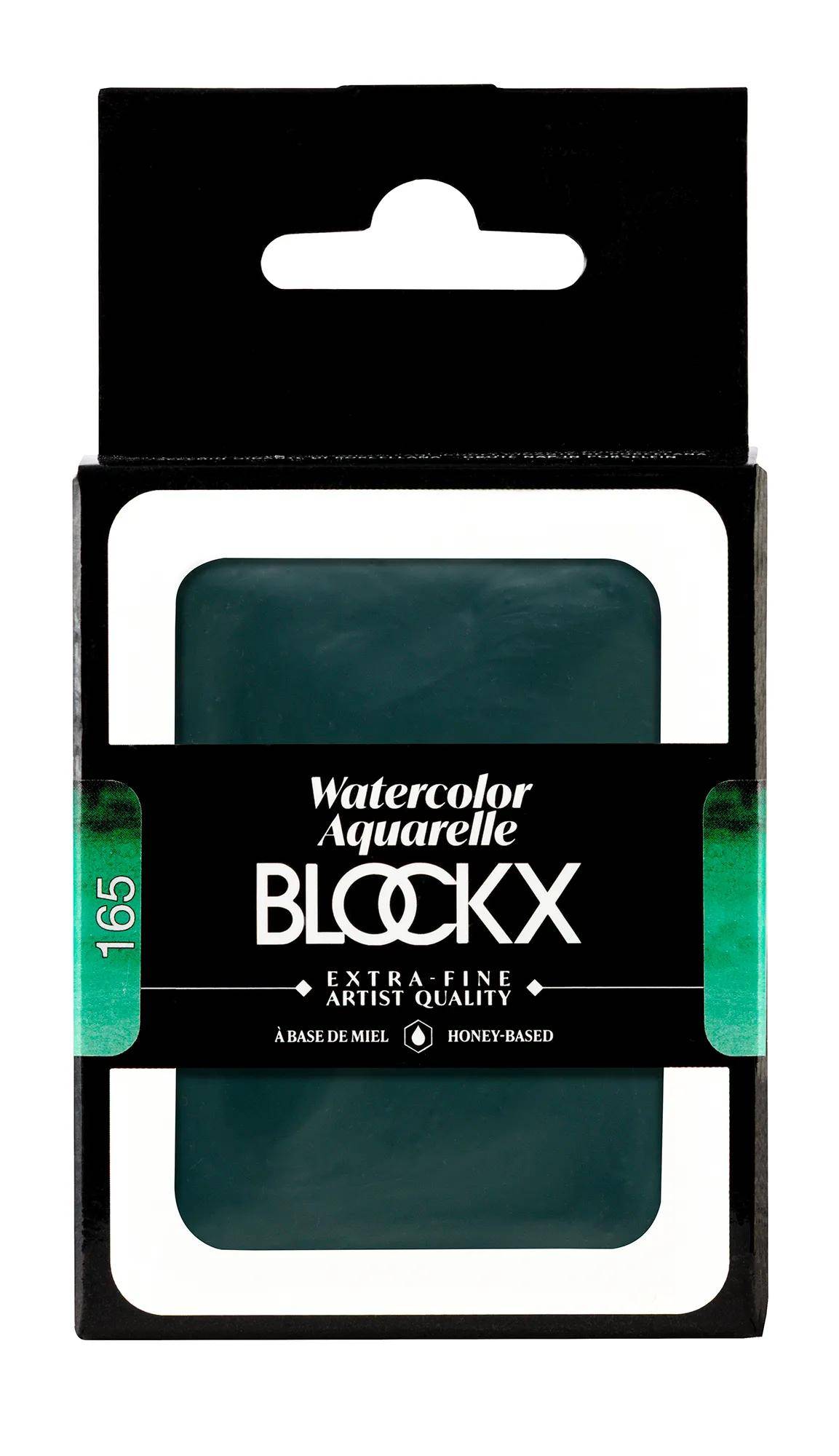 Blockx Aquarellfarbe, Phtalogrün - Großer Napf 18ml - Phthalogrün 45165BXC