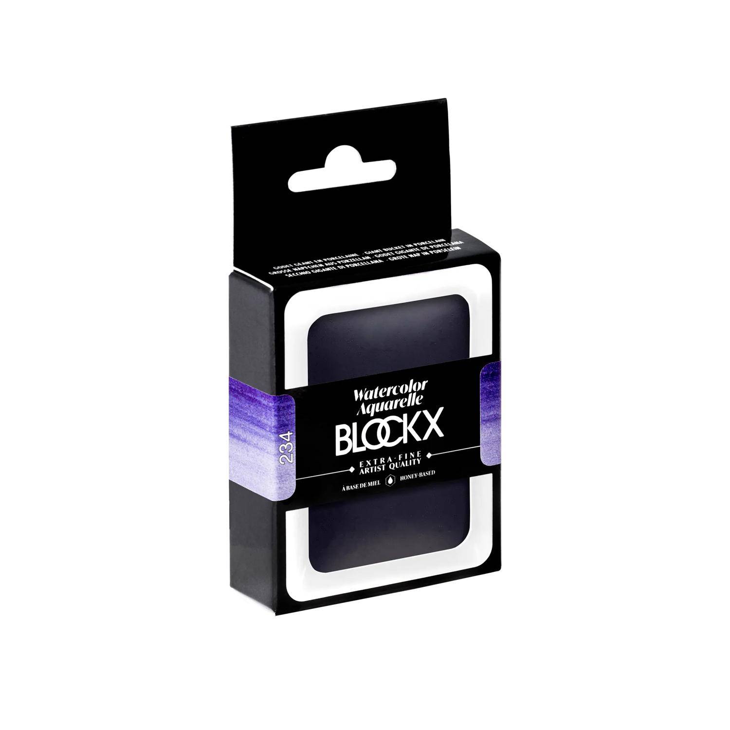 Blockx Aquarellfarbe, Großer Napf 18ml Ultramarinviolett 45234BXC