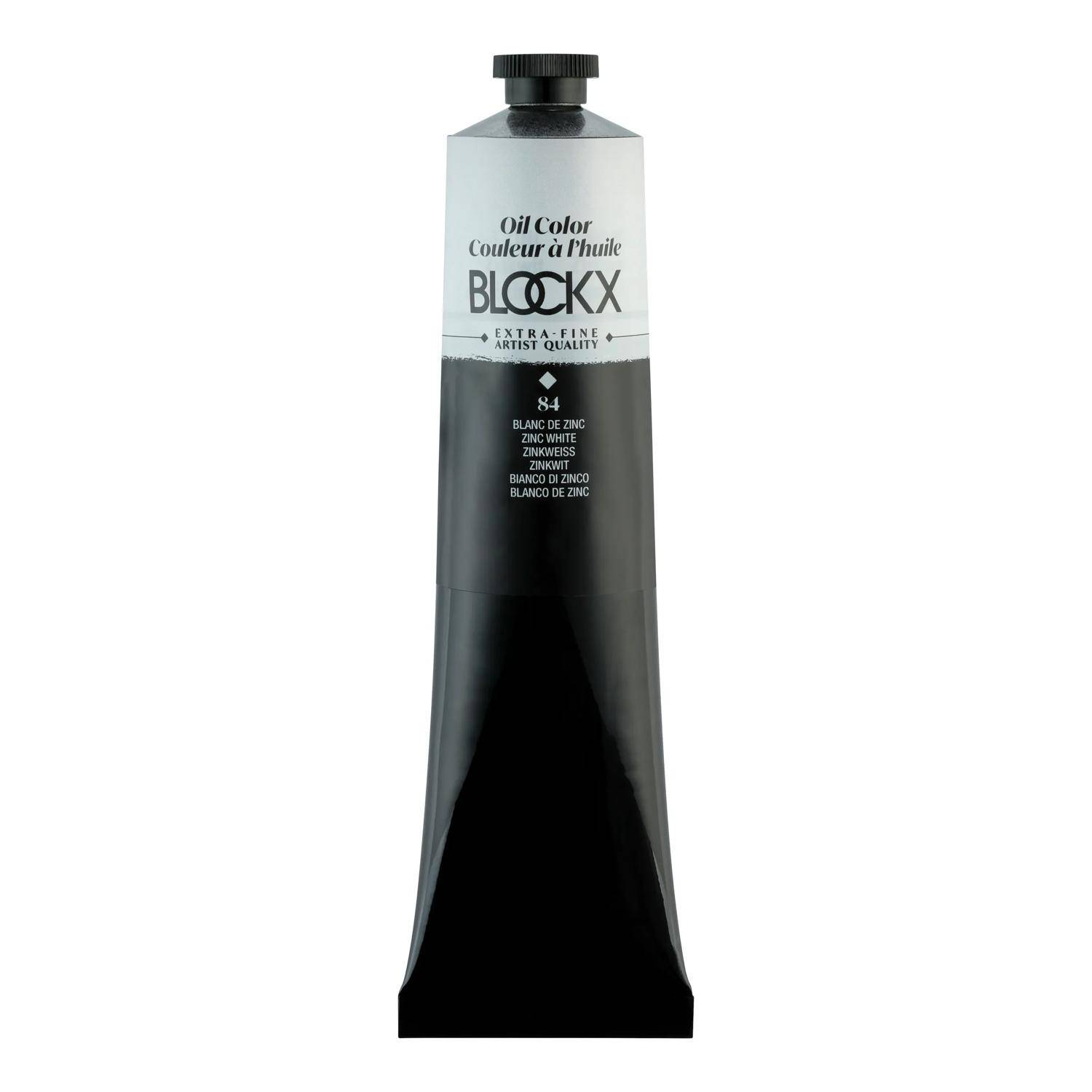 Blockx Ölfarbe, Zinkweiß - Tube 200ml - Zinkweiß 216084BXC