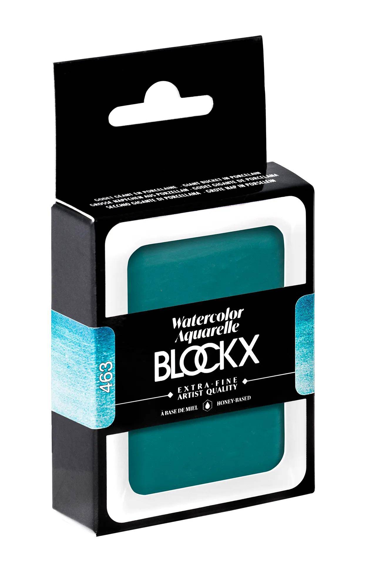Blockx Aquarellfarbe, Türkisgrün - Großer Napf 18ml - Türkisgrün 45463BXC
