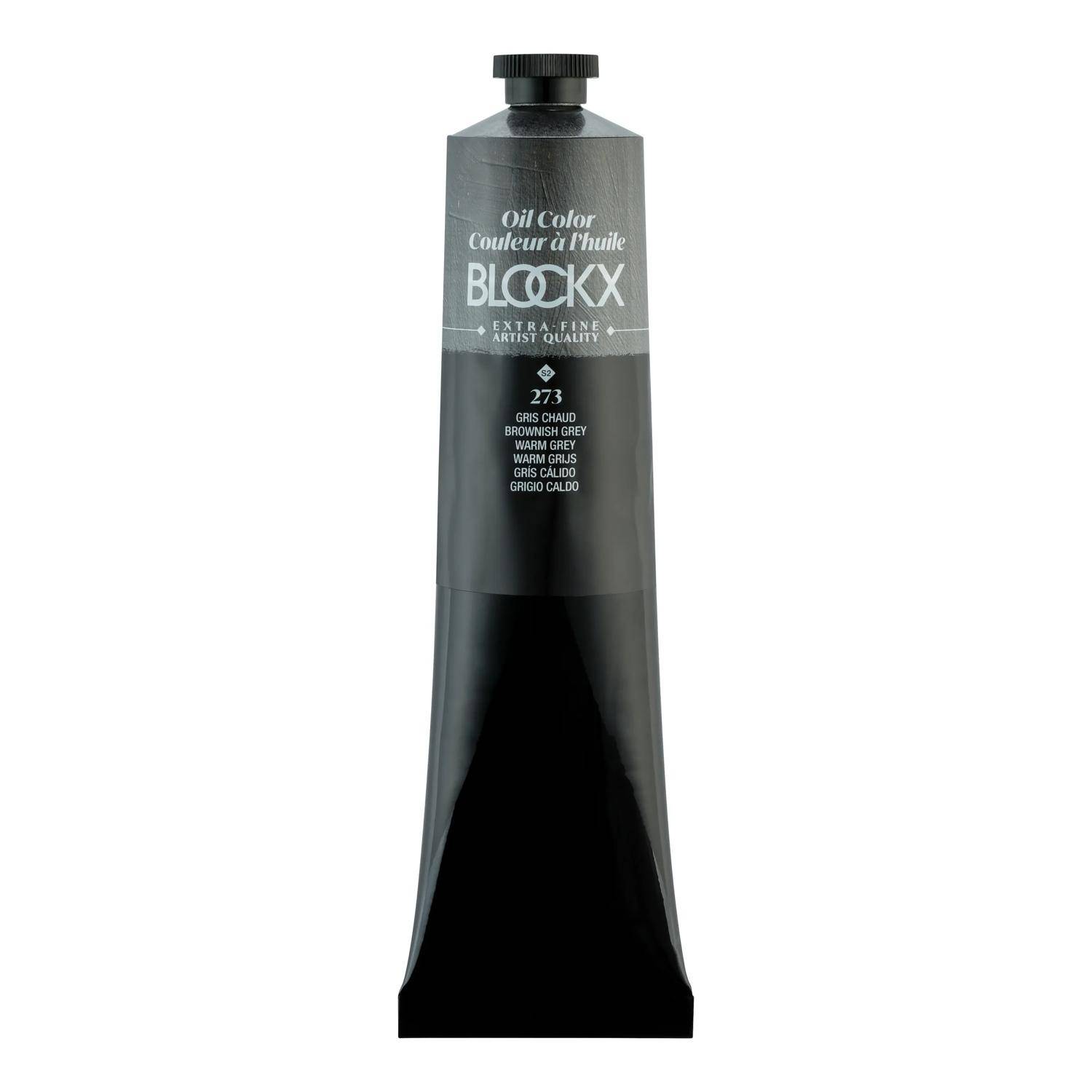 Blockx Ölfarbe, Warmes Grau - Tube 200ml - Warmes Grau 216273BXC