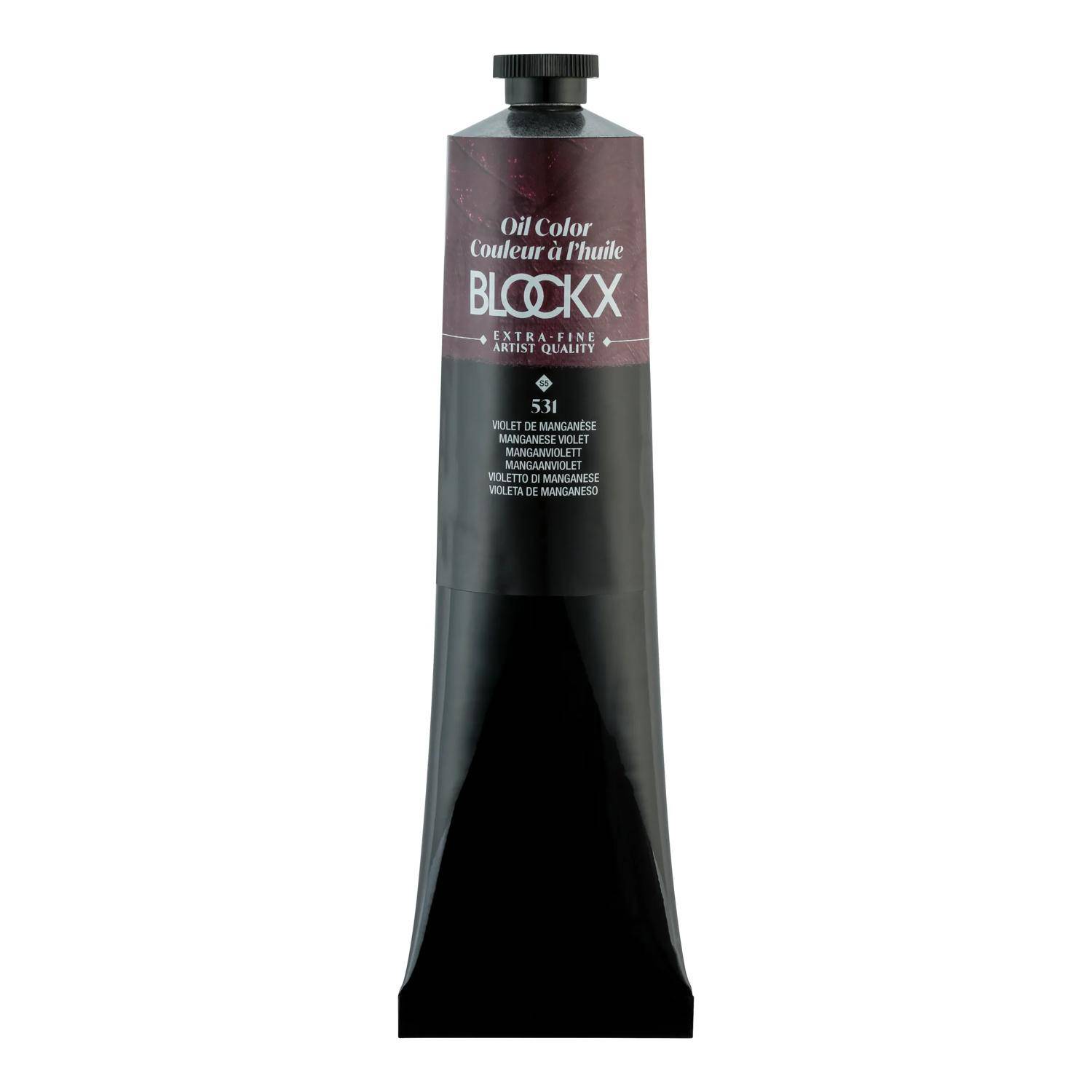 Blockx Ölfarbe, Manganviolett - Tube 200ml - Manganviolett 216531BXC