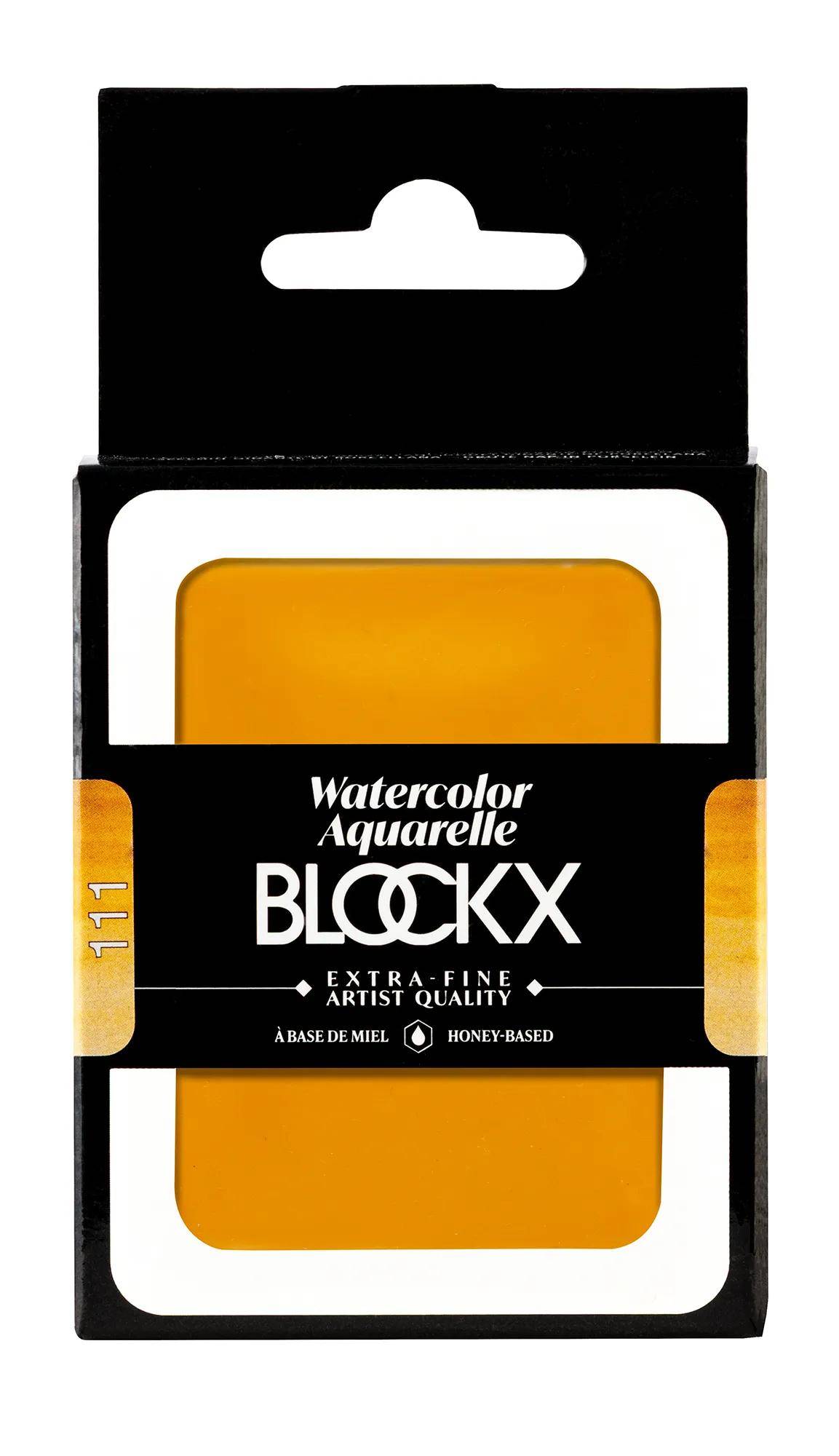 Blockx Aquarellfarbe, Ockergelb - Großer Napf 18ml - Ockergelb| 45111BXC