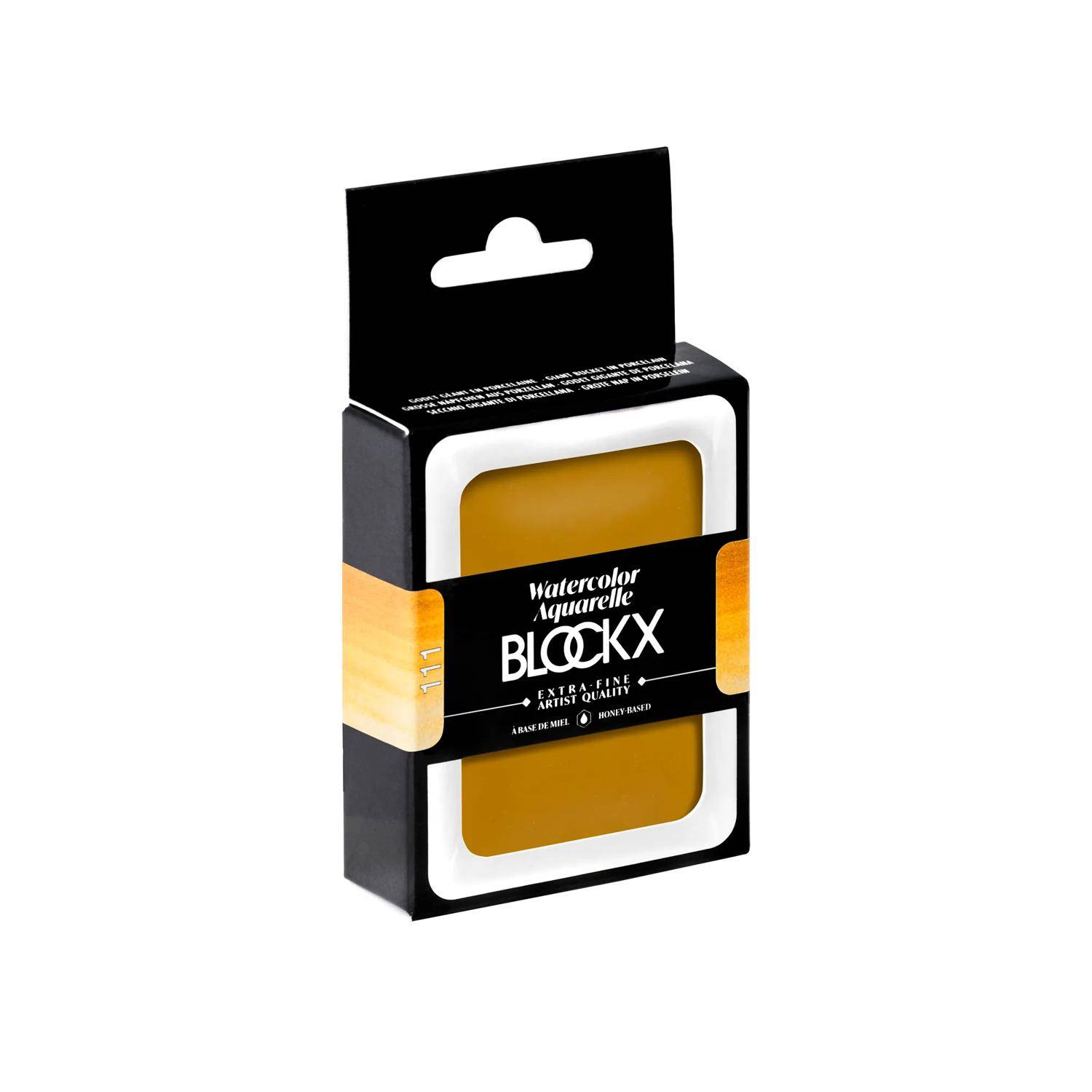 Blockx Aquarellfarbe, Ockergelb - Großer Napf 18ml - Ockergelb| 45111BXC