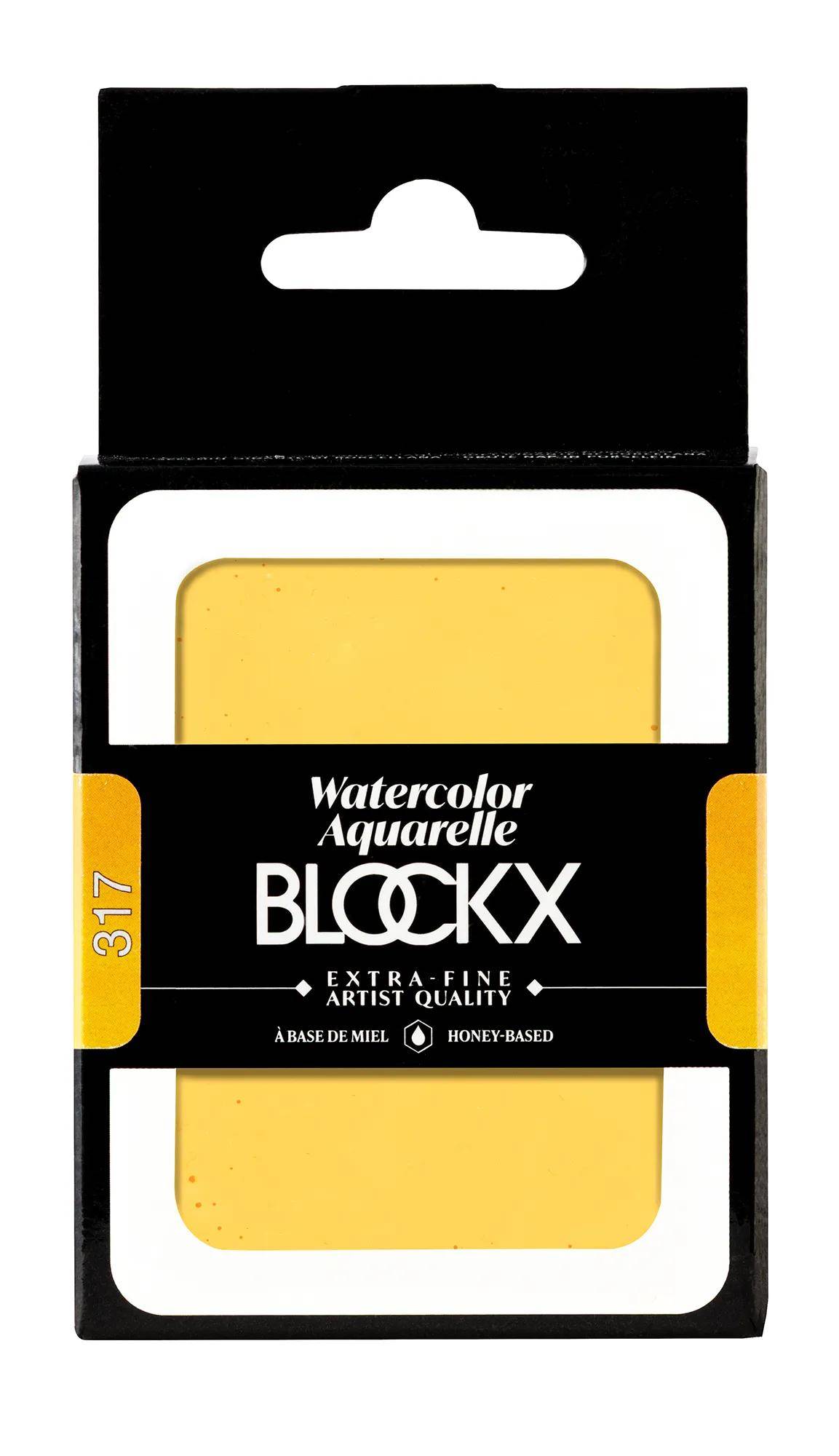 Blockx Aquarellfarbe, Indischgelb - Großer Napf 18ml - Indischgelb 45317BXC