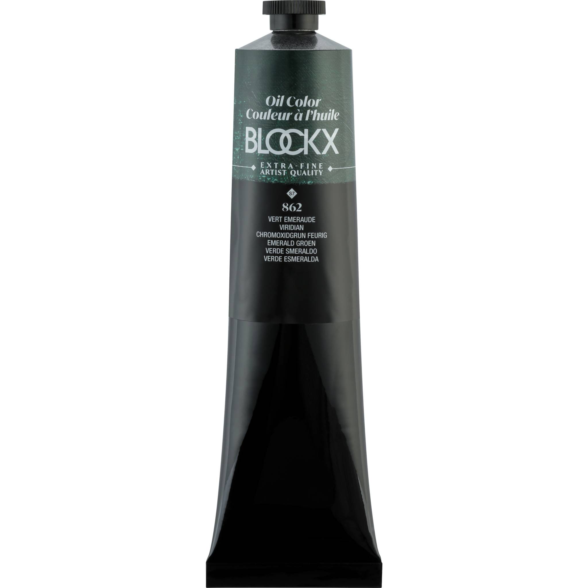 Blockx Ölfarbe, Chromoxidgrün feurig - Tube 200ml - Smaragdgrün| 216862BXC