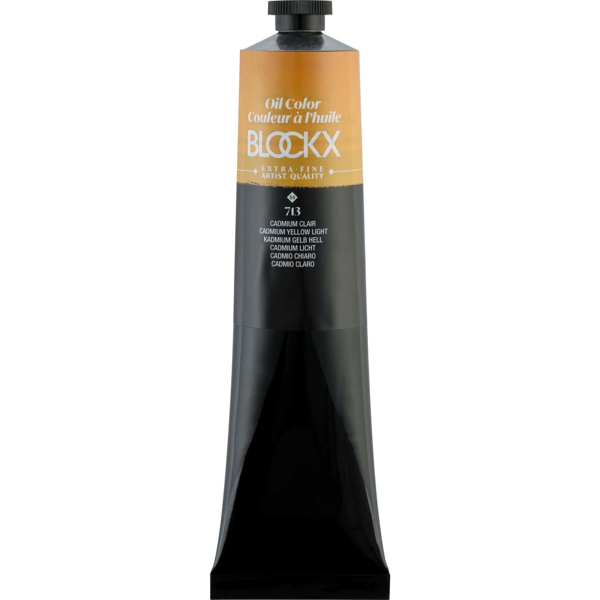 Blockx Ölfarbe, Kadiumgelb hell - Tube 200ml - Kadmium hell 216713BXC