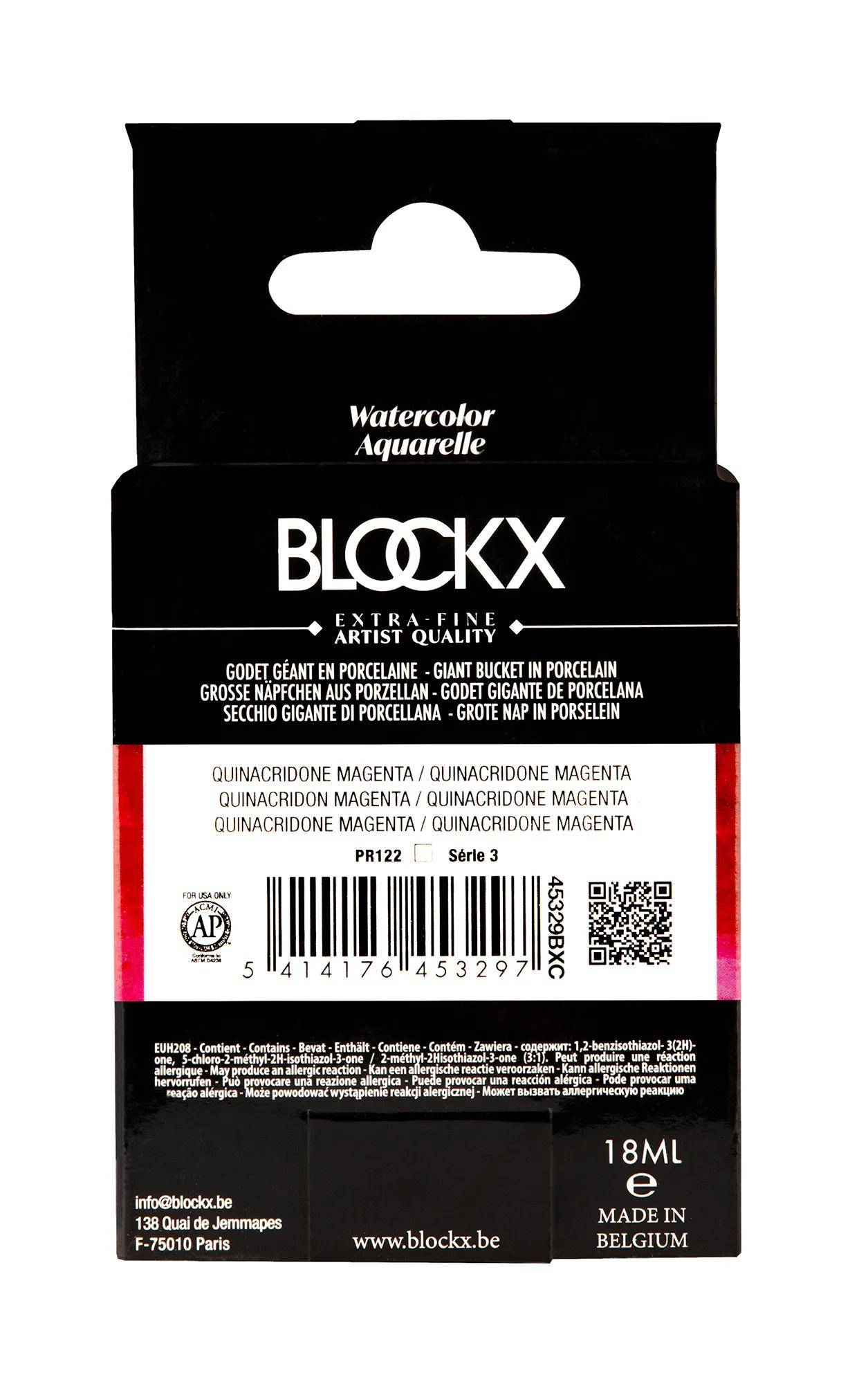 Blockx Aquarellfarbe,Quinacridon Magenta Riesennpf Quinacridon Magenta 45329BXC