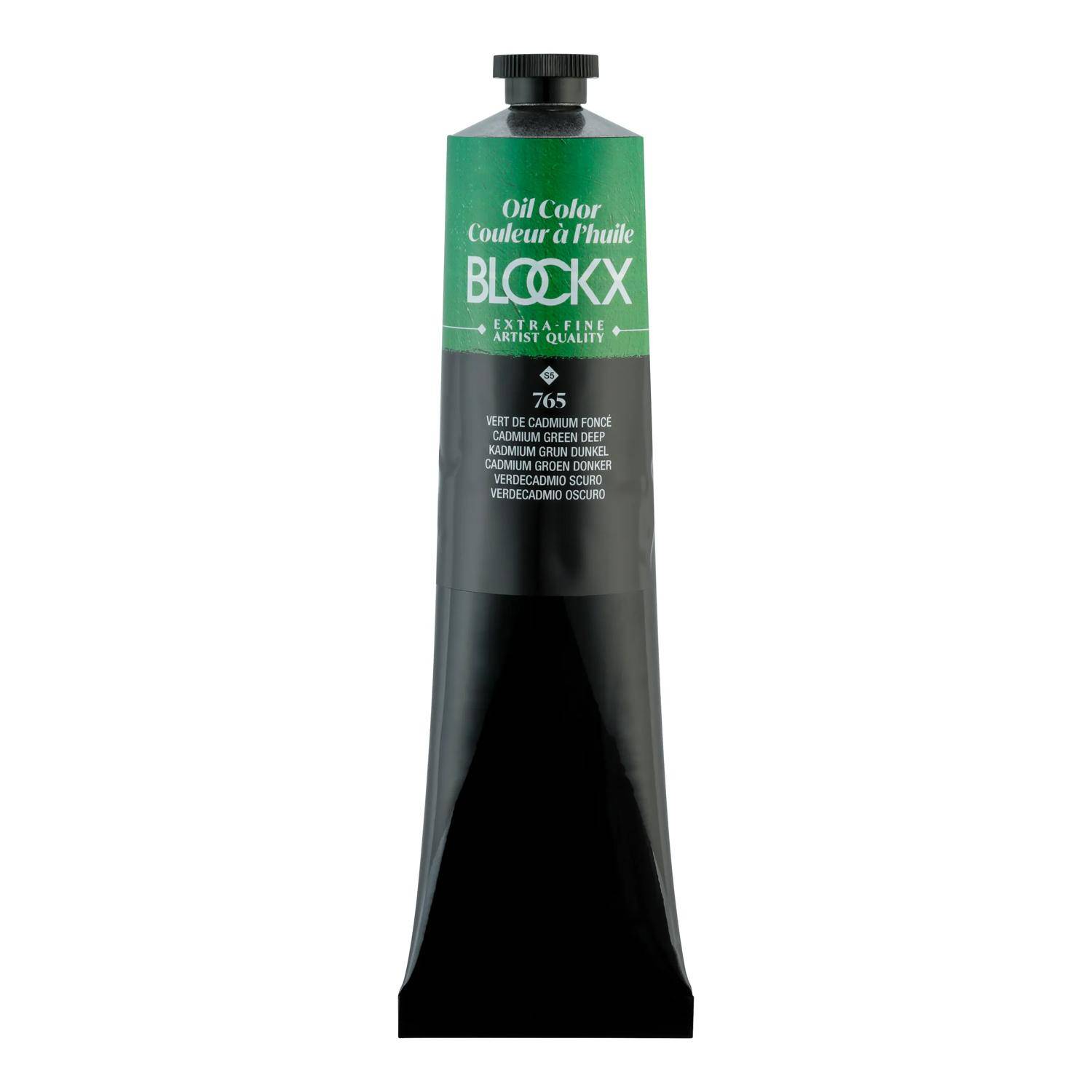 Blockx Ölfarbe, Kadmiumgrün dunkel - Tube 200ml - Kadmium Dunkelgrün 216765BXC