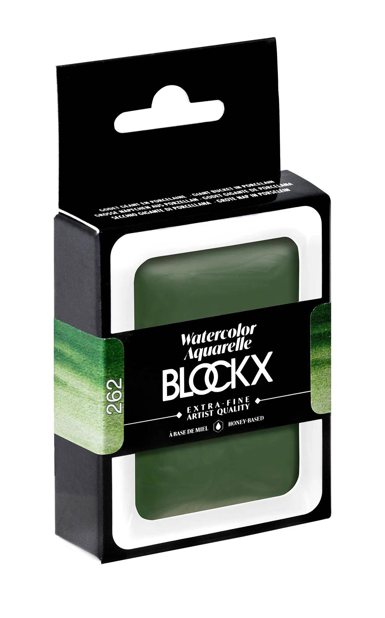 Blockx Aquarellfarbe, Chromgrün - Großer Napf 18ml - Chromgrün 45262BXC