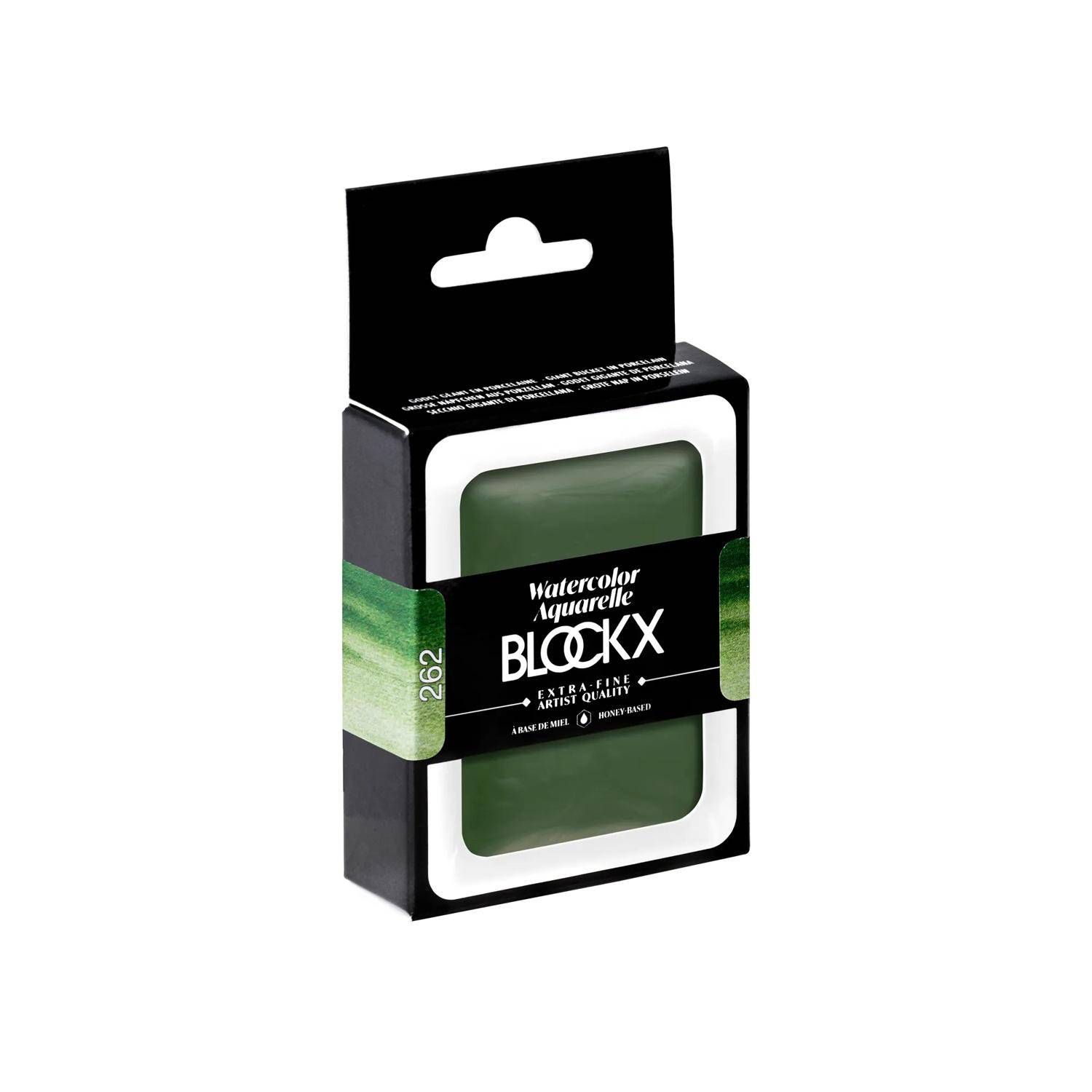 Blockx Aquarellfarbe, Chromgrün - Großer Napf 18ml - Chromgrün 45262BXC