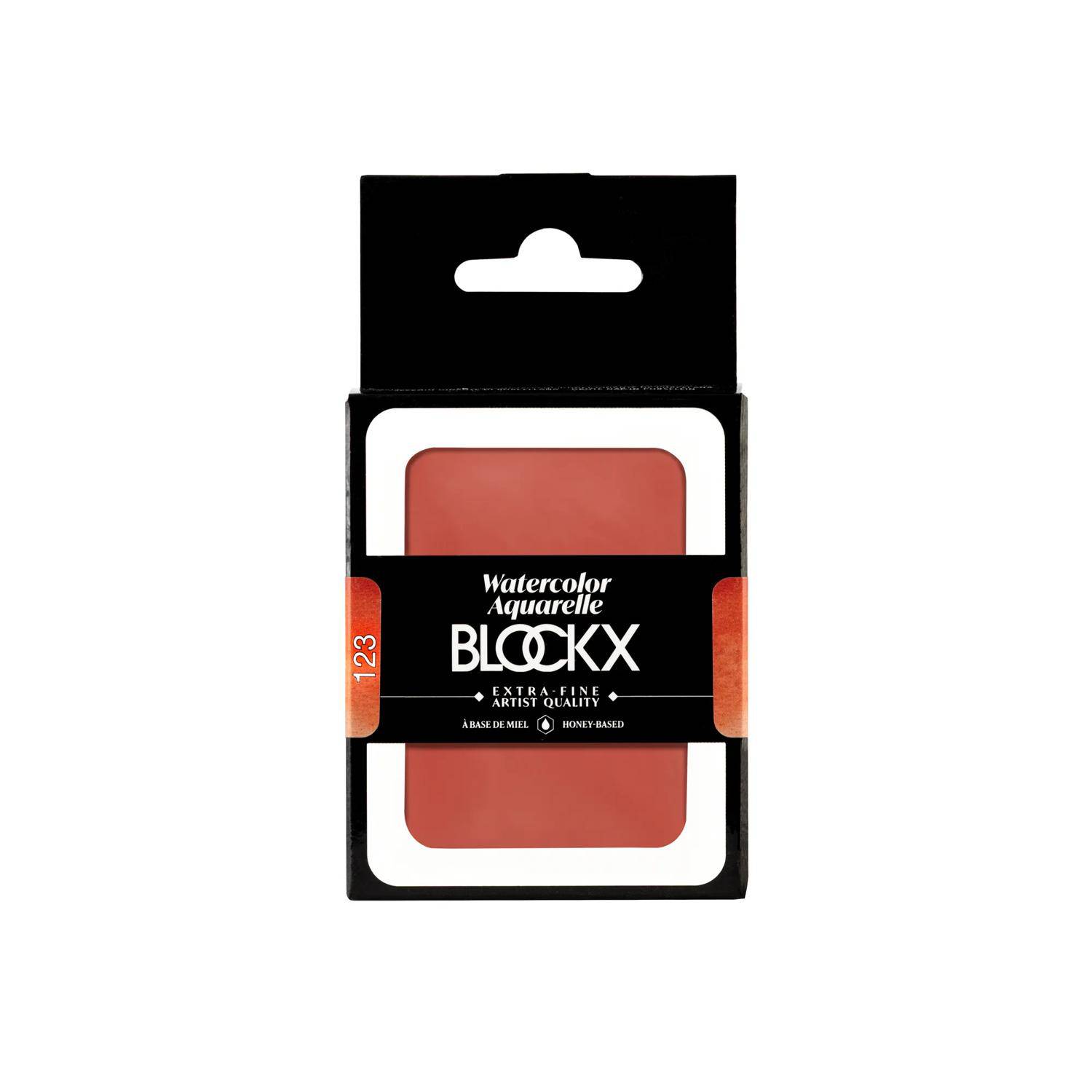 Blockx Aquarellfarbe, Englischrot - Großer Napf 18ml - Englischrot 45123BXC