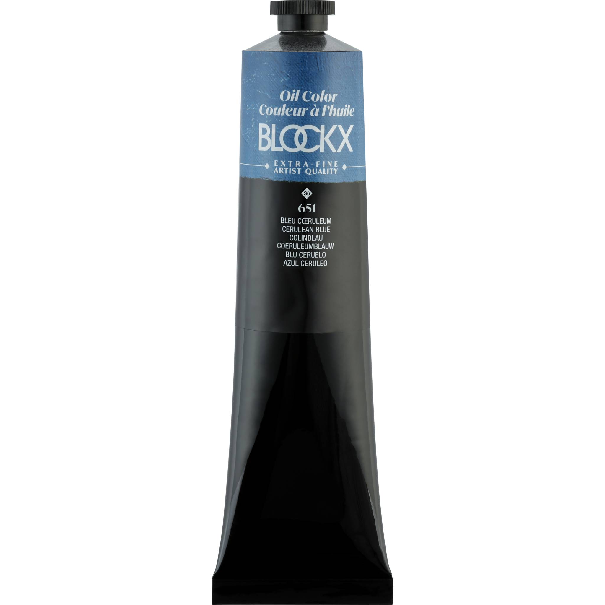 Blockx Ölfarbe, Colinblau - Tube 200ml - Blau Ceruleum 216651BXC