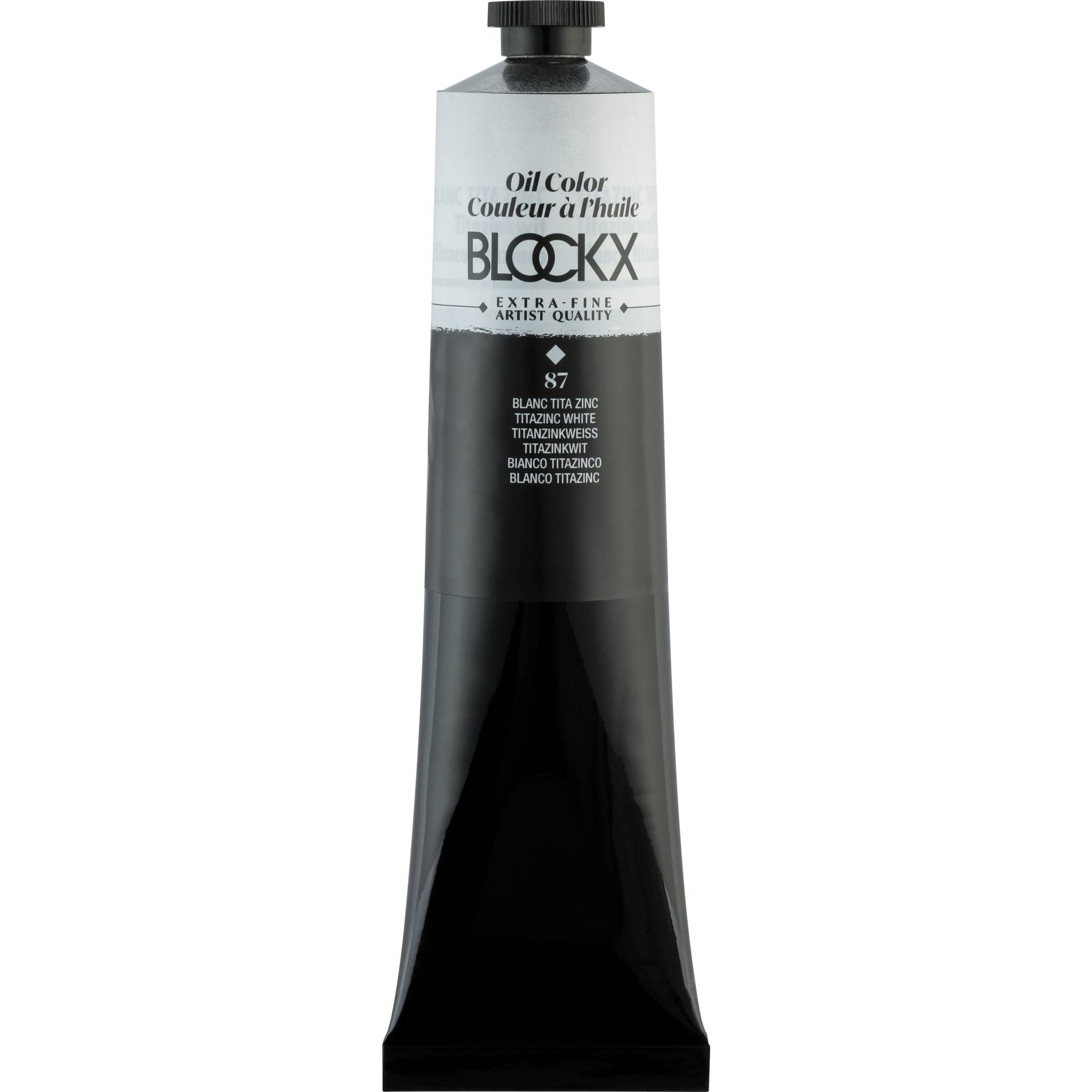 Blockx Ölfarbe, Titanzinkweiß - Tube 200ml - Titanzinkweiß 216087BXC