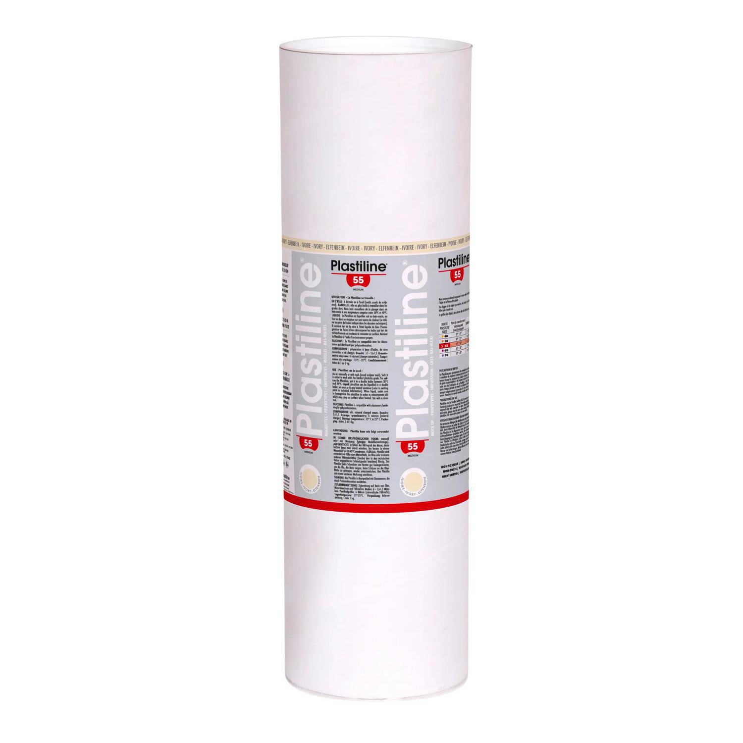Plastiline Plastiline, 10kg, Härtegrad 55 - Elfenbein 10155T