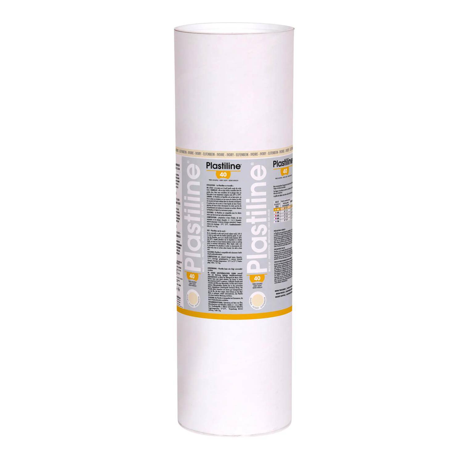 Plastiline Plastiline, 10kg, Härtegrad 40 - Elfenbein 10140T