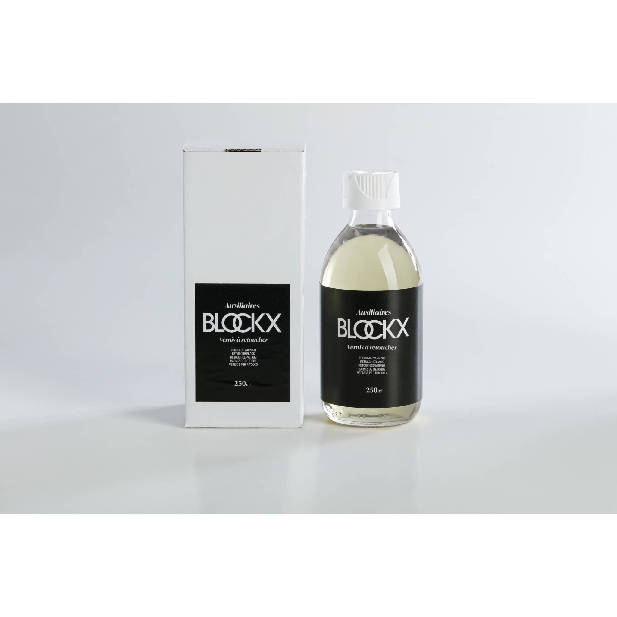 Blockx Retuschierfirnis 250ml Glasflasche 30612BXC