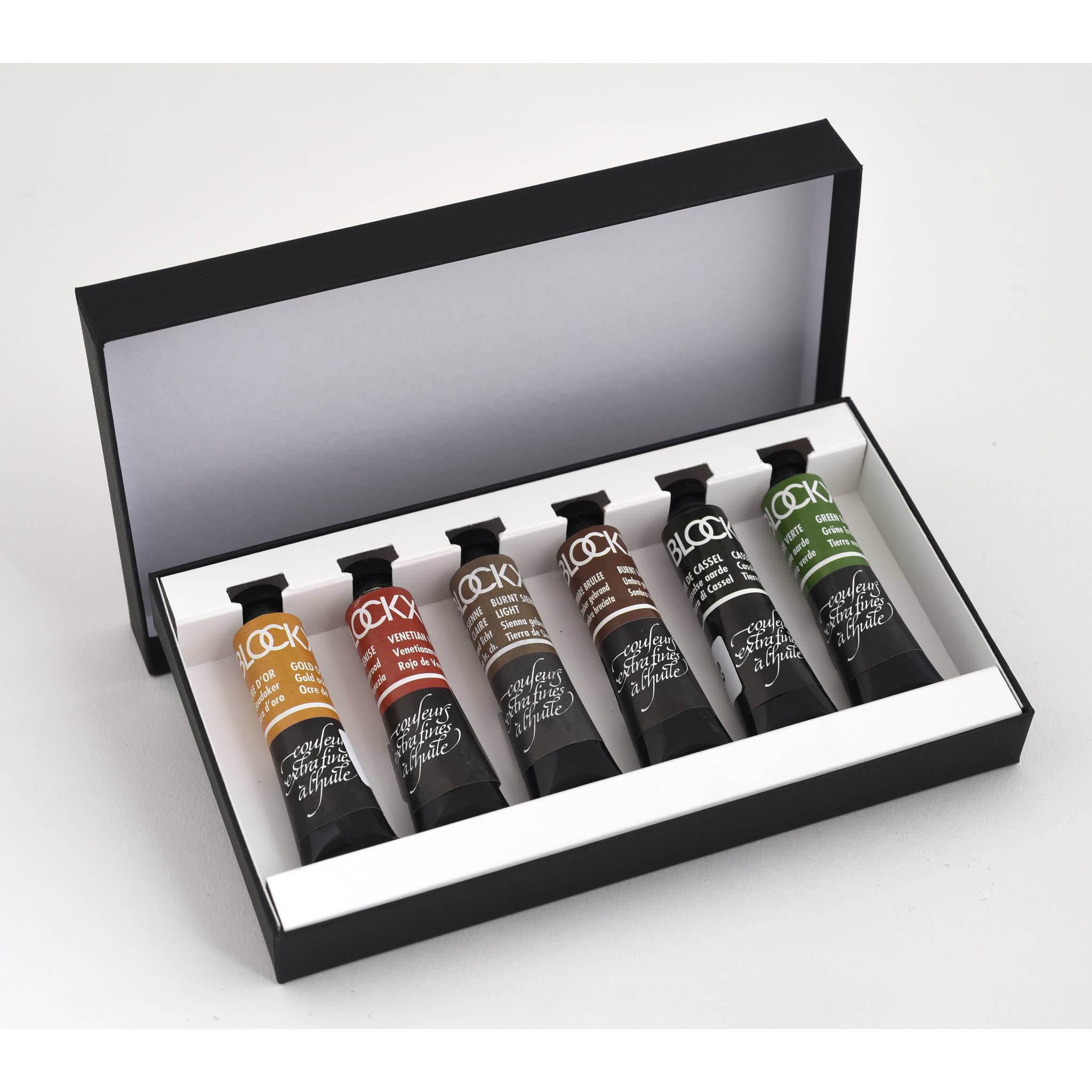 Blockx Ölfarben 6x20ml, Set Natürliche Erdtöne 212903BXC