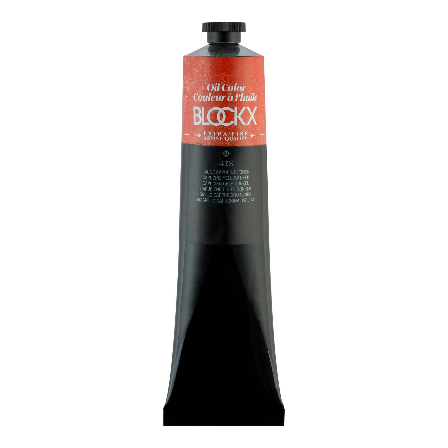 Blockx Ölfarbe, Kapuzinergelb dunkel Tube 200ml Capucien Dunkelgelb 216428BXC