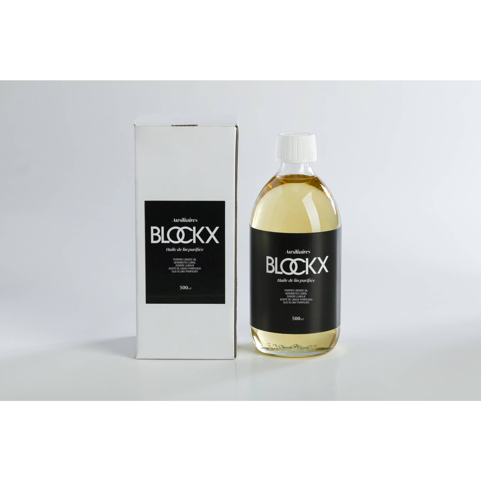 Blockx Gereinigtes Leinöl 500ml Glasflasche 30717BXC