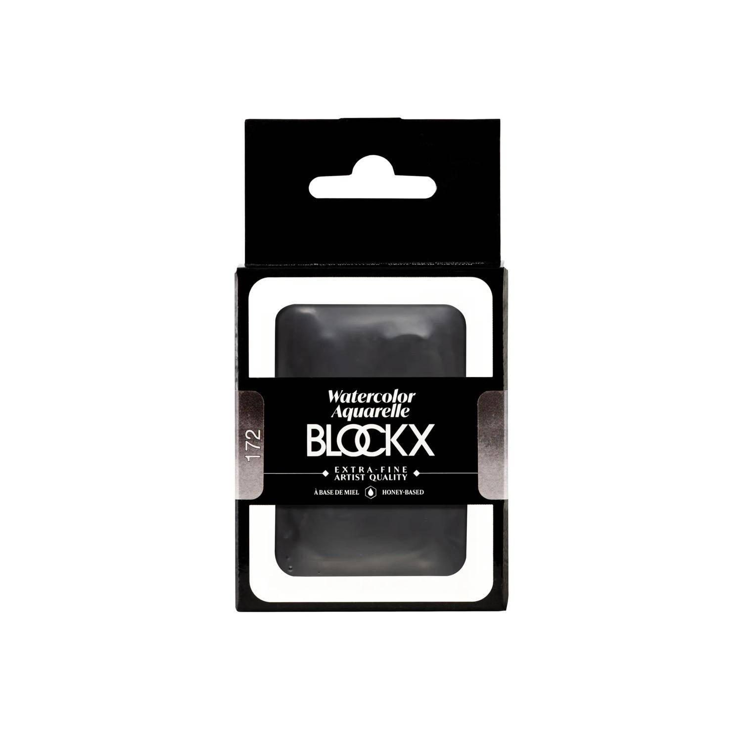 Blockx Aquarellfarbe, Lampenschwarz - Großer Napf 18ml - Lampenschwarz 45172BXC