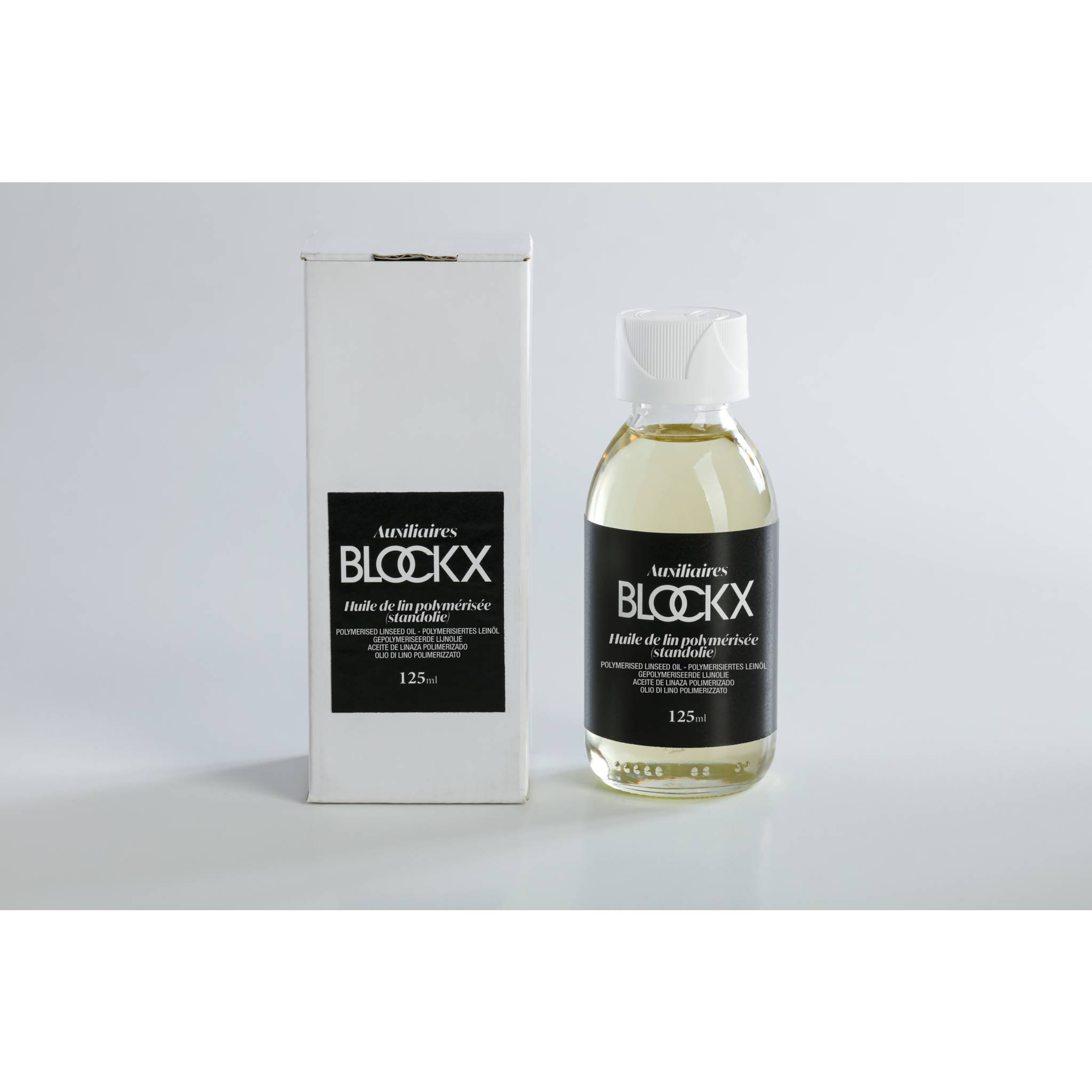 Blockx Polymerisiertes Leinöl (Standöl) 125ml Glasflasche 30518BXC