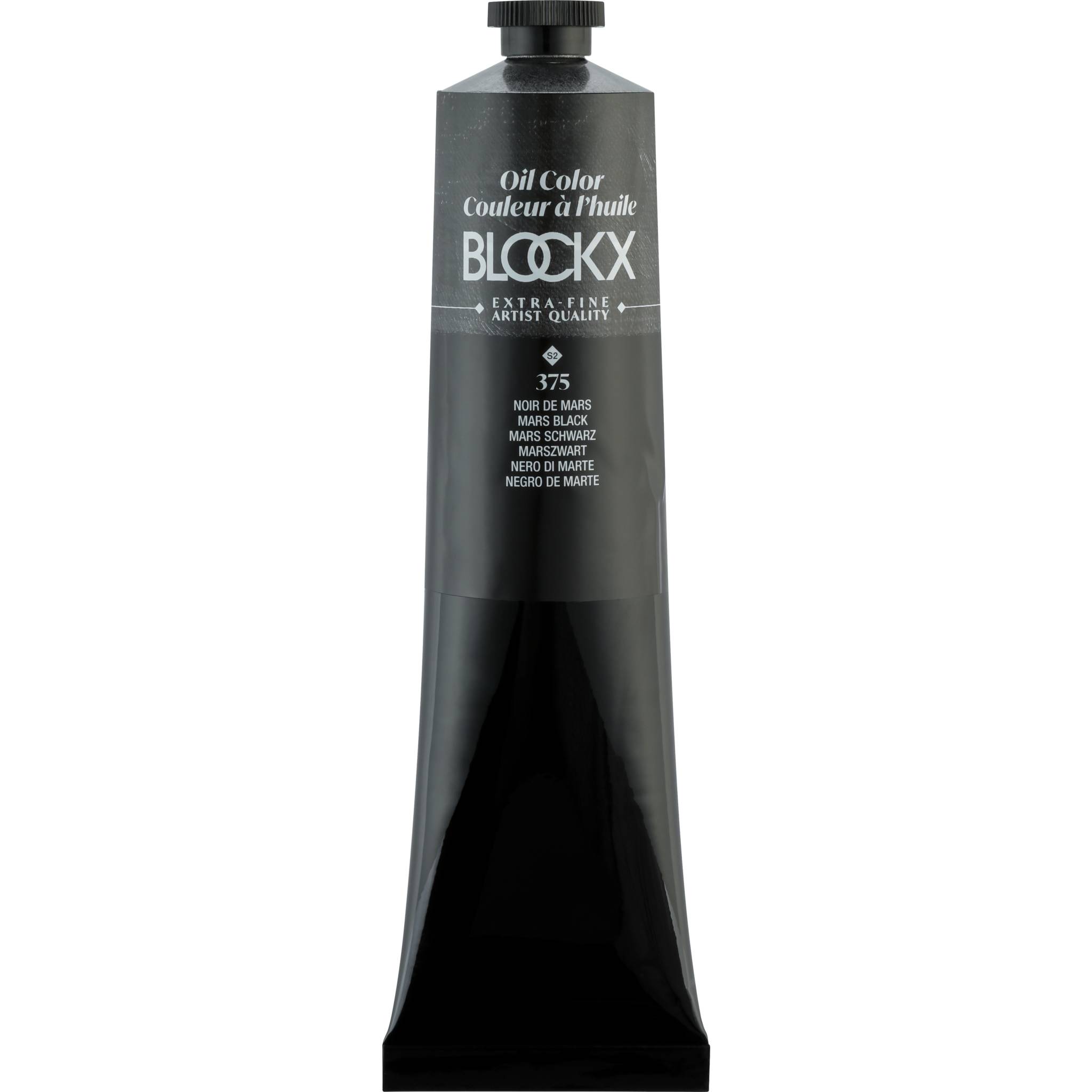 Blockx Ölfarbe, Marsschwarz - Tube 200ml - Marsschwarz 216375BXC
