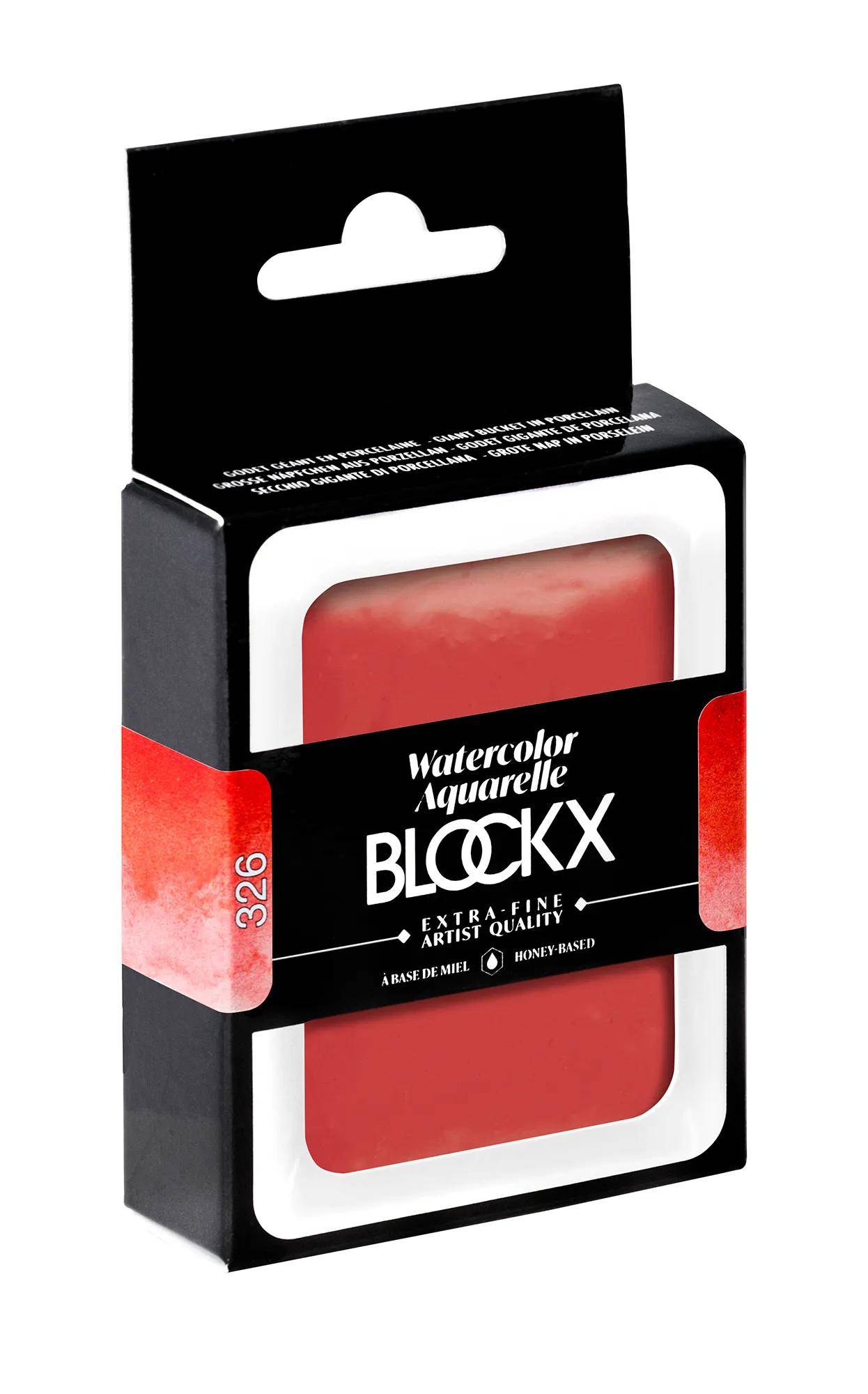 Blockx Aquarellfarbe, Quinacridonrot Großer Napf 18ml Quinacridon Rot 45326BXC