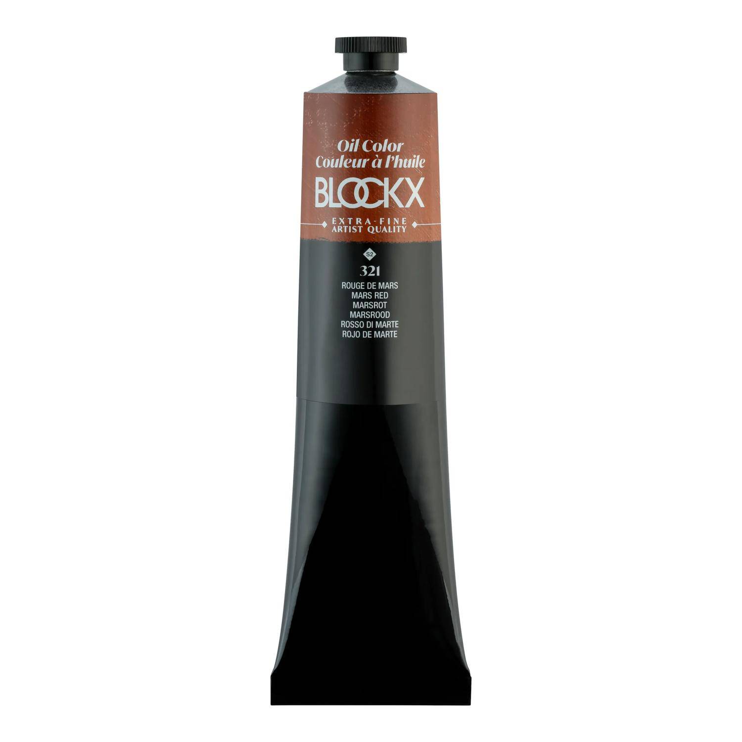 Blockx Ölfarbe, Marsrot transparent - Tube 200ml - Marsrot 216321BXC