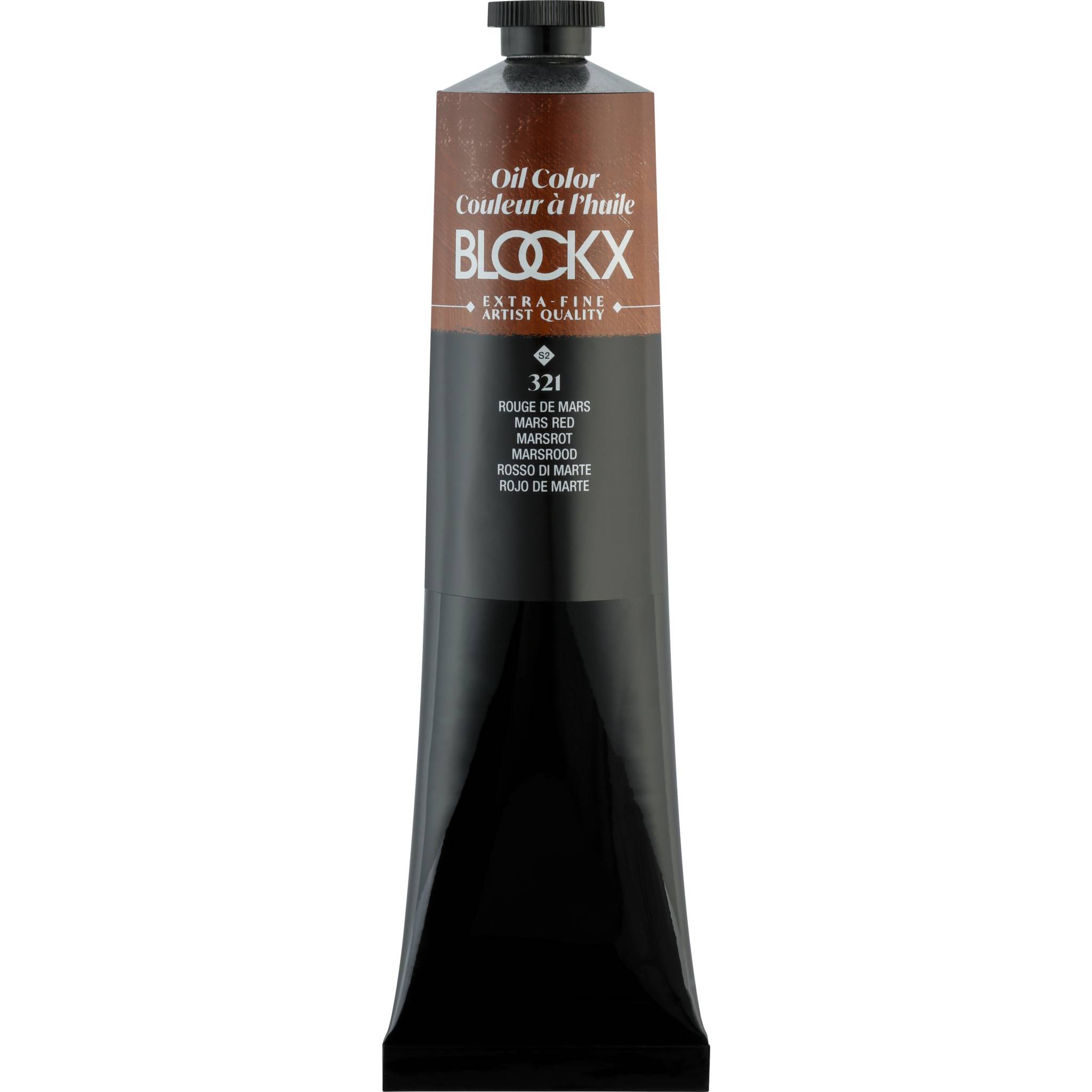 Blockx Ölfarbe, Marsrot transparent - Tube 200ml - Marsrot 216321BXC