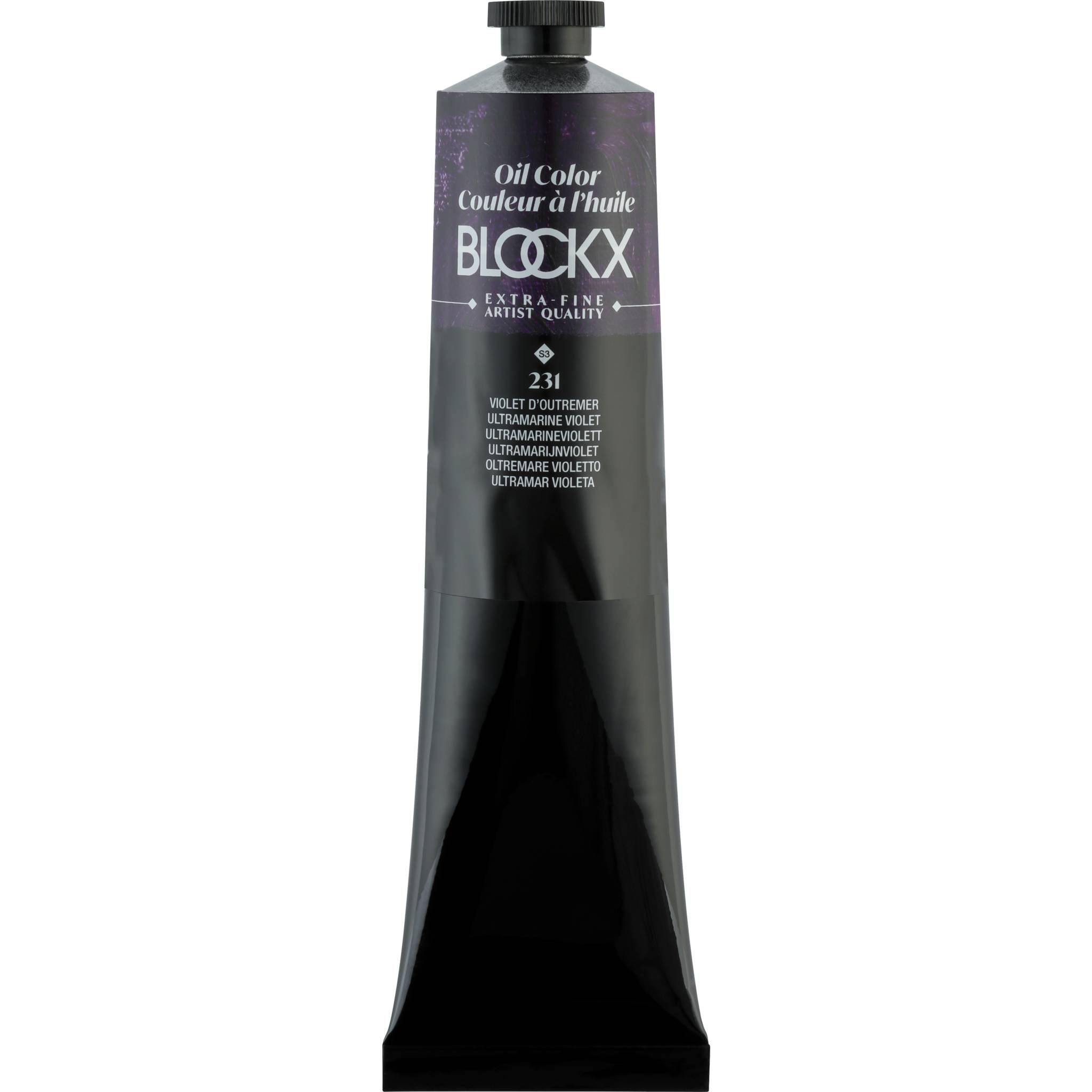 Blockx Ölfarbe, Ultramarinviolett - Tube 200ml - Violet d'outremer 216231BXC