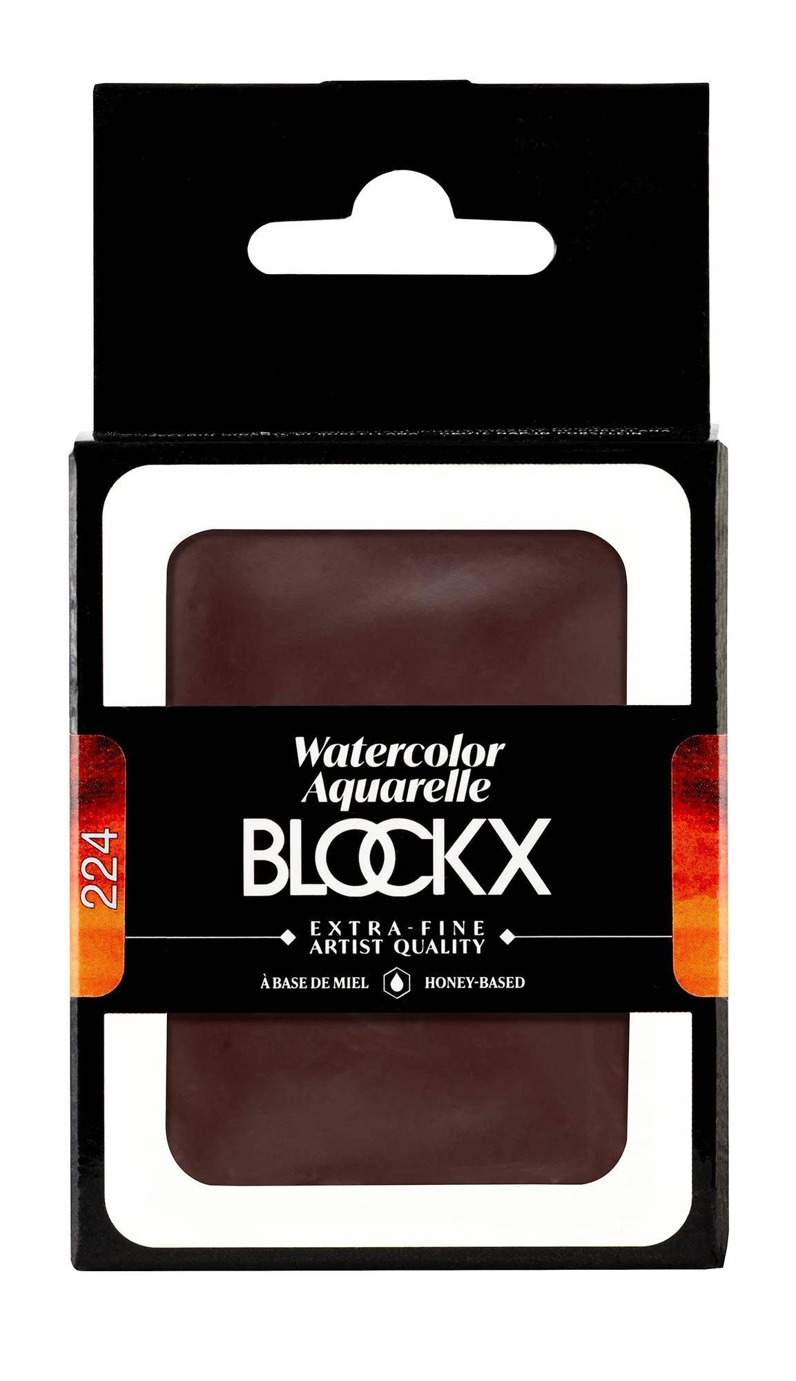 Blockx Aquarellfarbe, Großer Napf 18ml Marsrot transparent 45224BXC