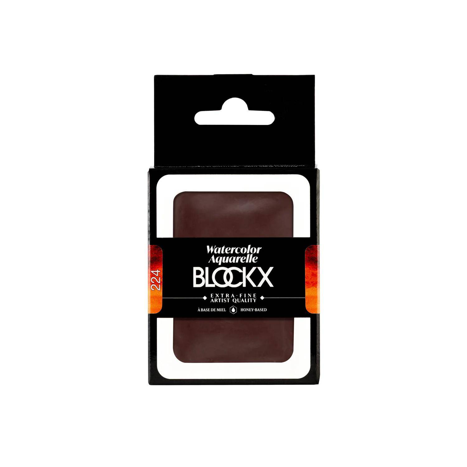 Blockx Aquarellfarbe, Großer Napf 18ml Marsrot transparent 45224BXC