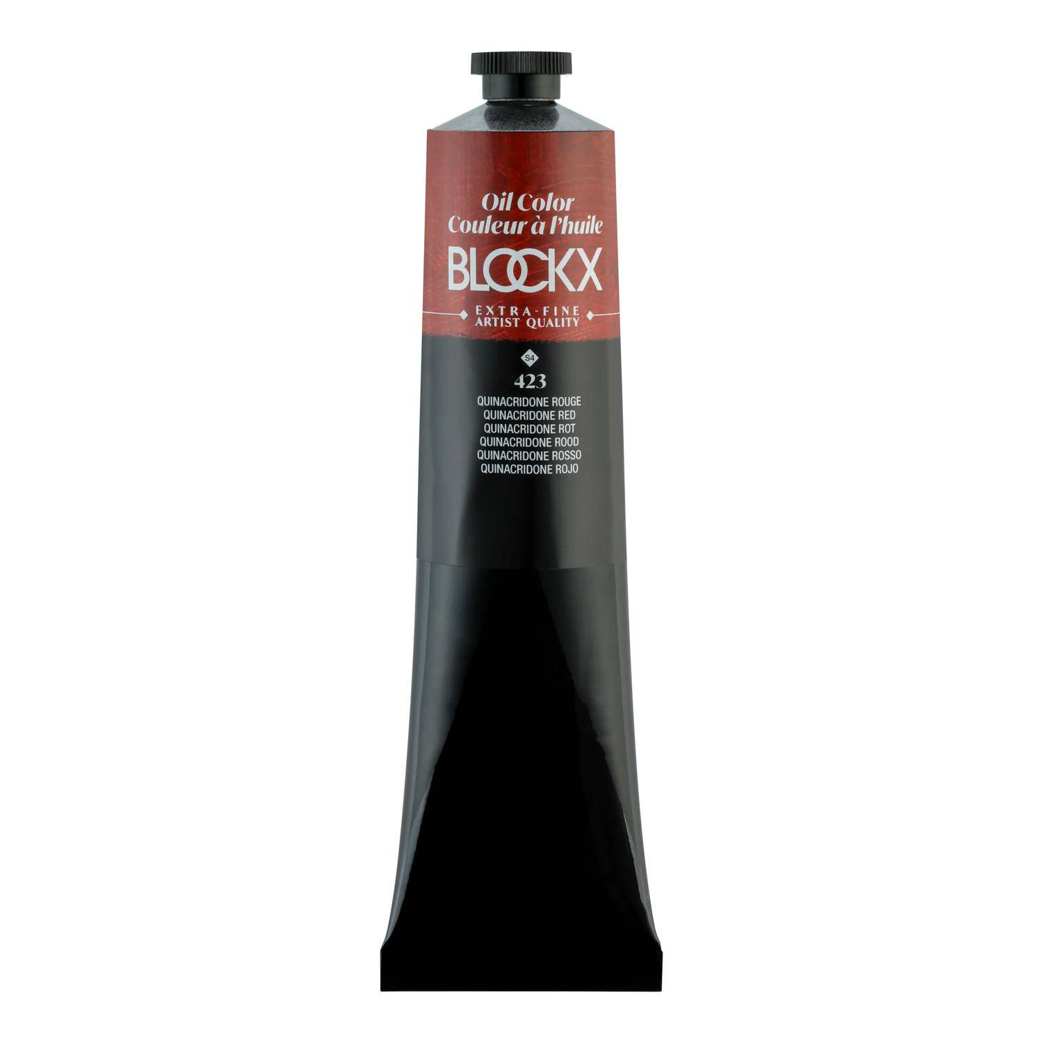 Blockx Ölfarbe, Quinacridon Rot - Tube 200ml - Quinacridon Rot 216423BXC