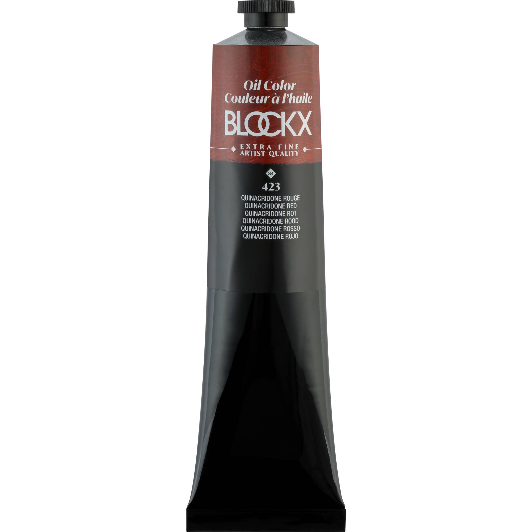 Blockx Ölfarbe, Quinacridon Rot - Tube 200ml - Quinacridon Rot 216423BXC
