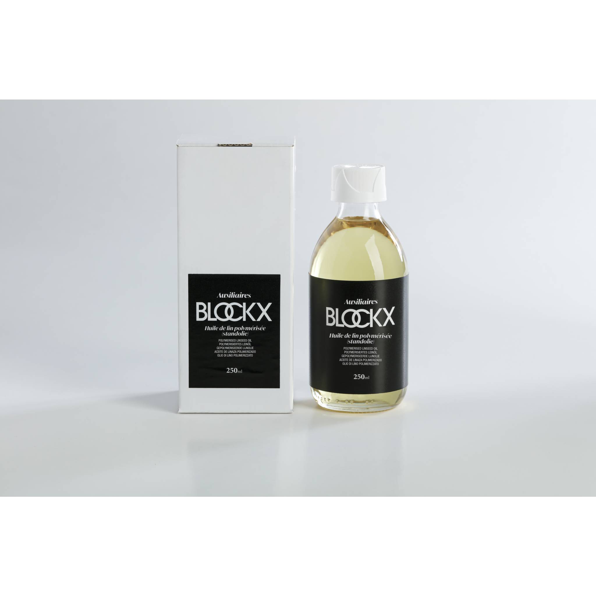 Blockx Polymerisiertes Leinöl (Standöl) 250ml Glasflasche 30618BXC