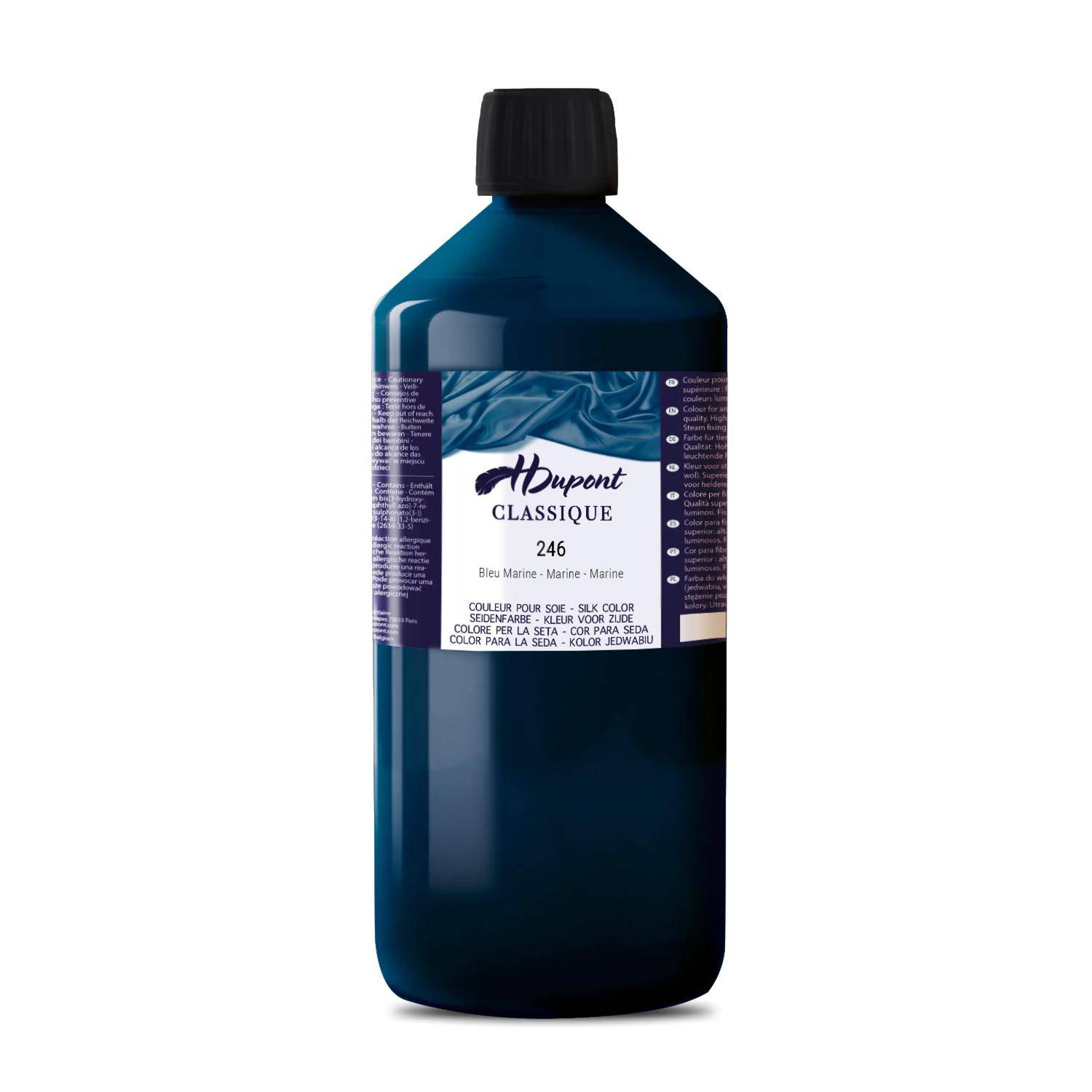 H Dupont classique 1L, Seidenmalfarbe, Marineblau Marineblau DU0601000246C
