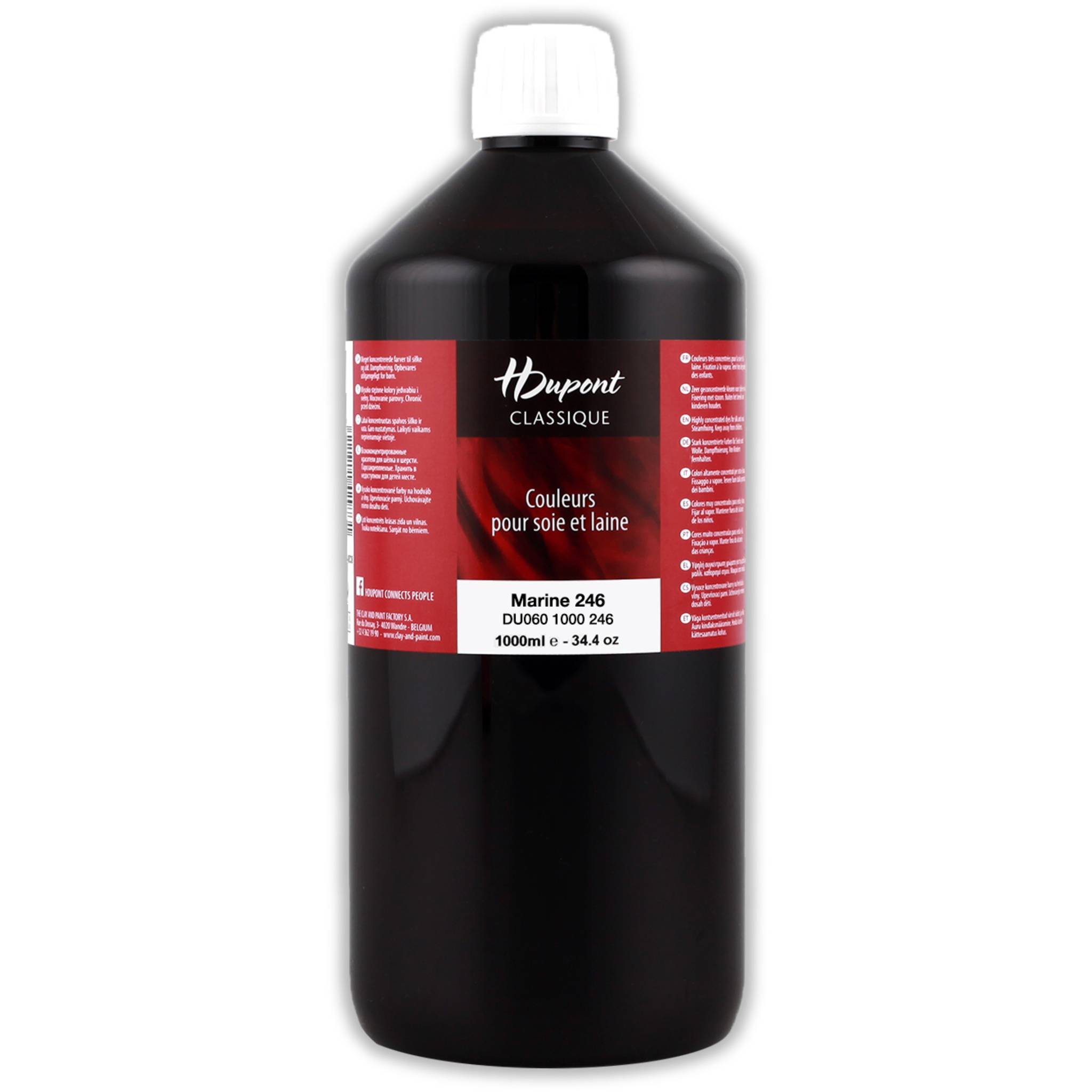 H Dupont classique 1L, Seidenmalfarbe, Marineblau Marineblau DU0601000246C