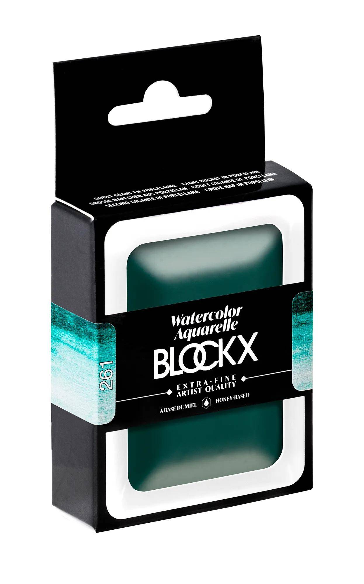 Blockx Aquarellfarbe,Smaragdgrün- Großer Napf 18ml - Smaragdgrün| 45261BXC