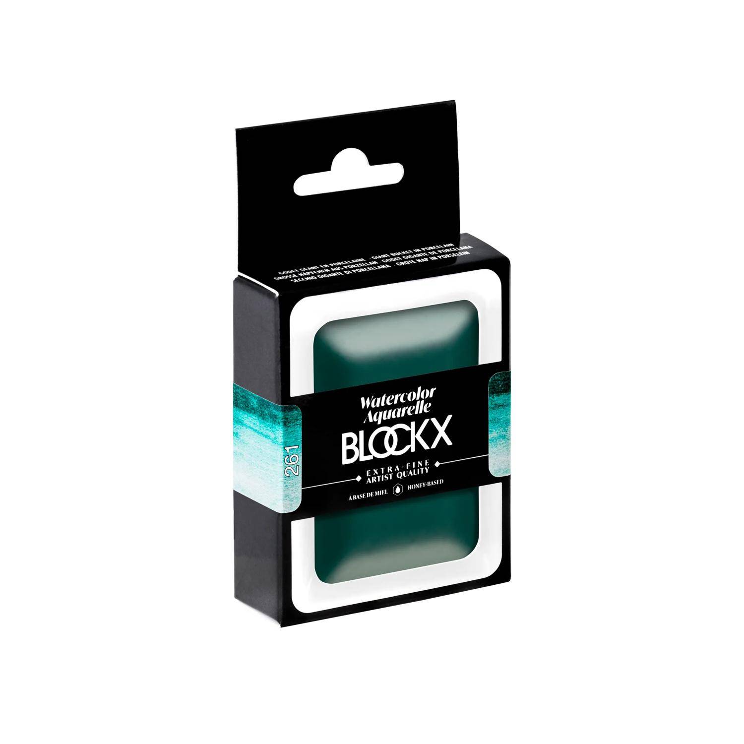 Blockx Aquarellfarbe,Smaragdgrün- Großer Napf 18ml - Smaragdgrün| 45261BXC