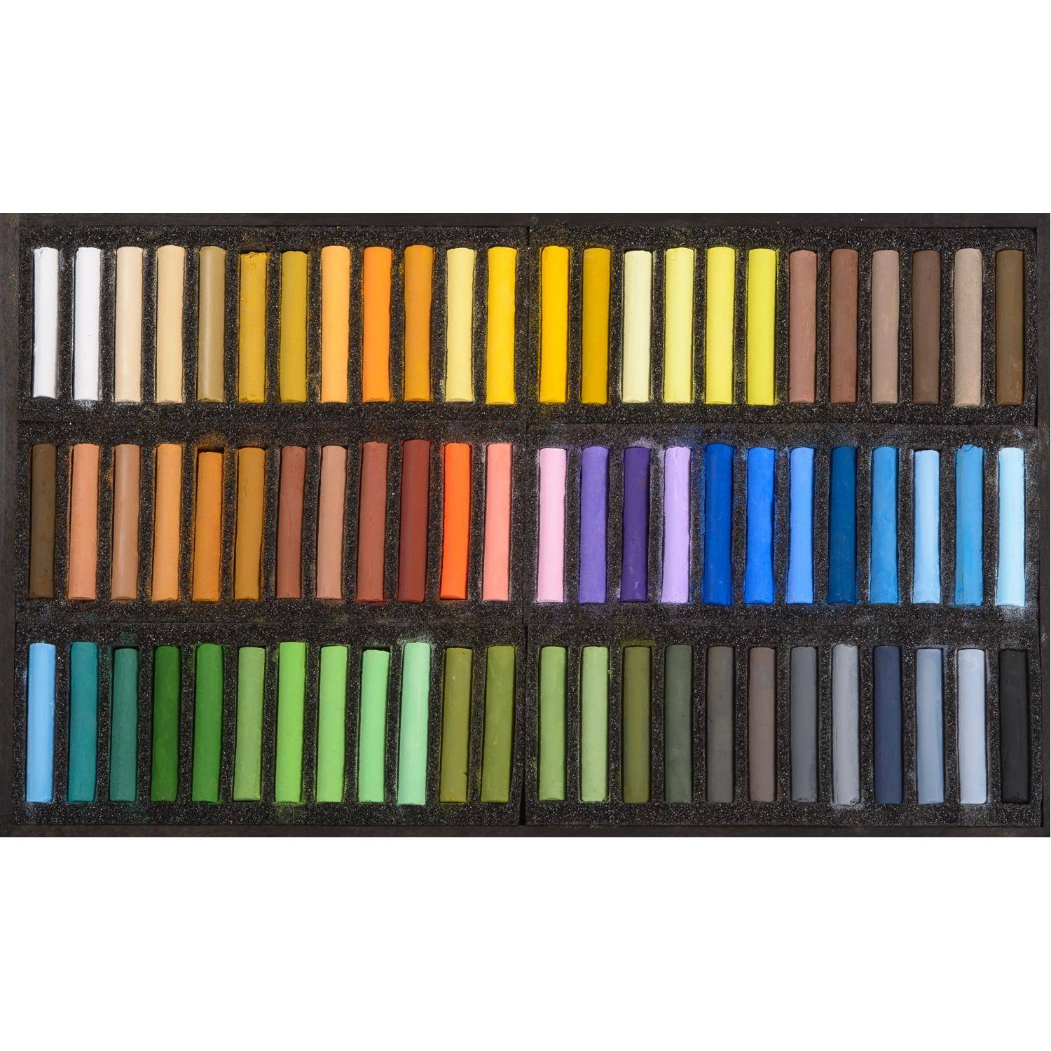 Blockx Holzbox mit 72 Pastellkreiden, 25x29 cm, Porträt Himmel 12072CBXC