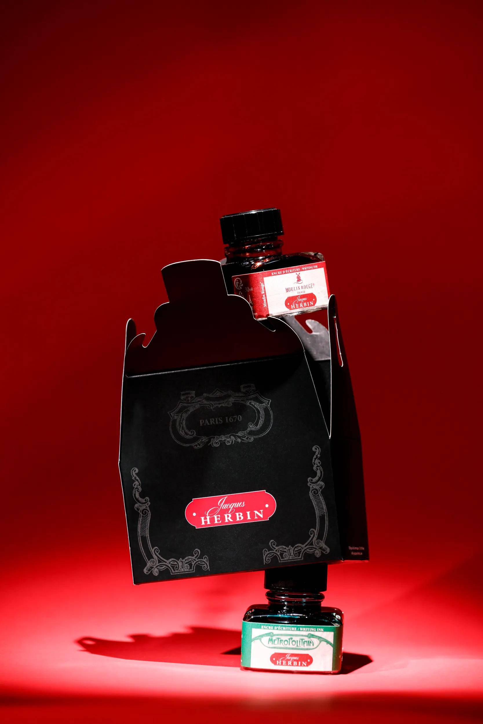 Jacques Herbin 5 Geschenkboxen 2 Flakons 30ml JH 23T