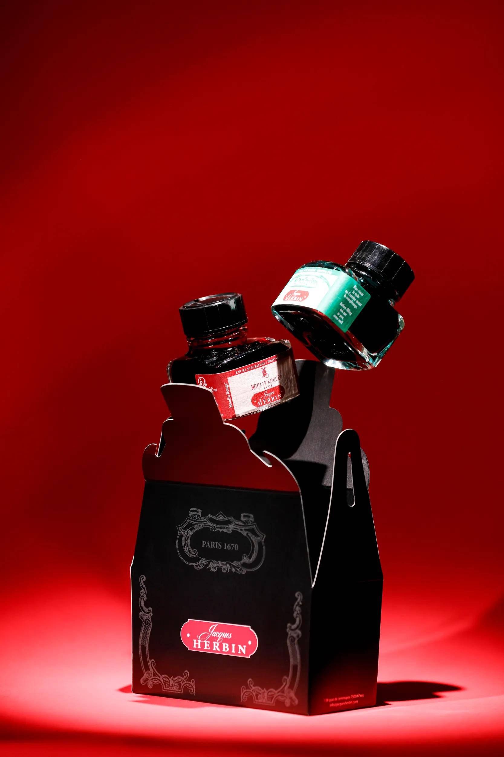 Jacques Herbin 5 Geschenkboxen 2 Flakons 30ml JH 23T